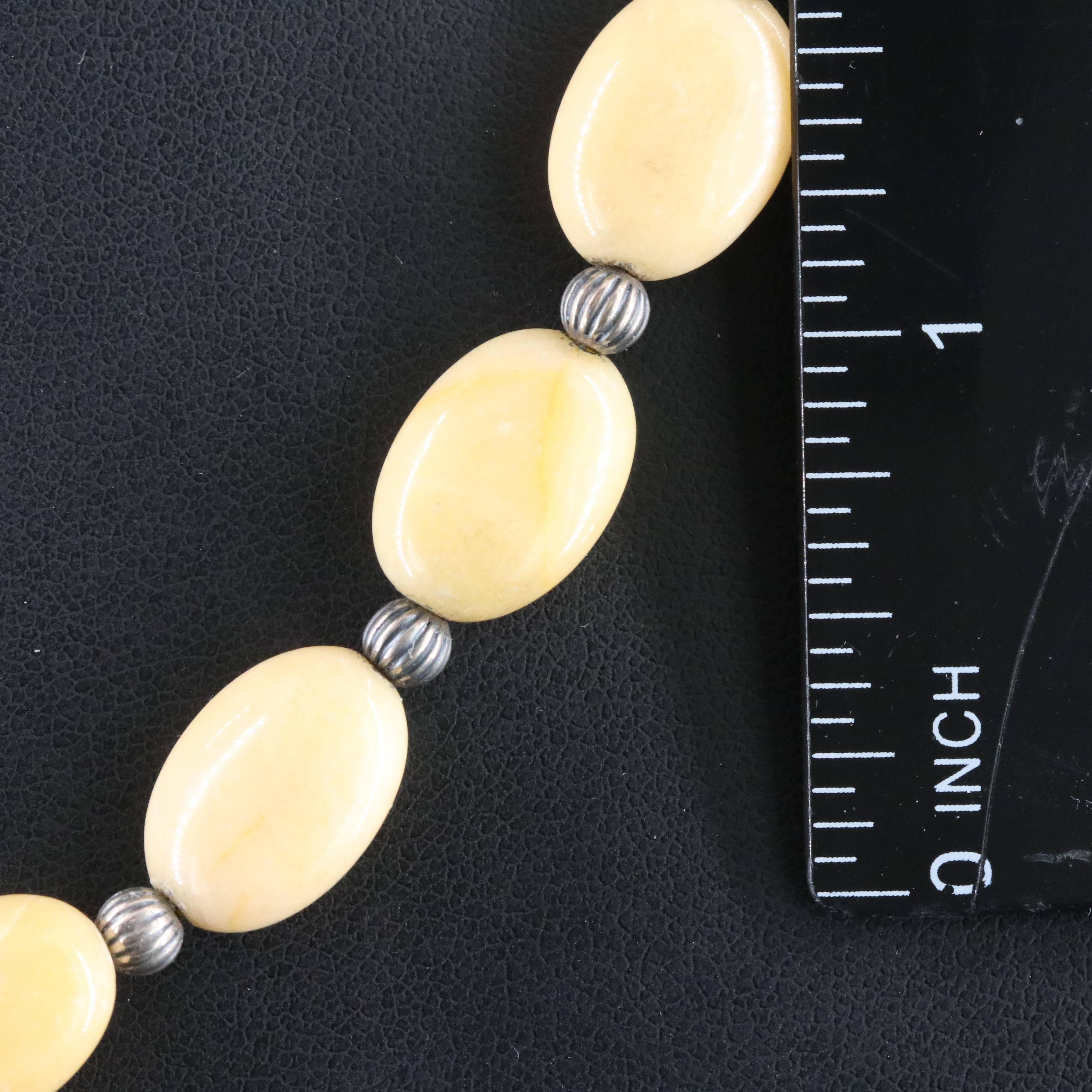 Carolyn Pollack Sterling Calcite Necklace