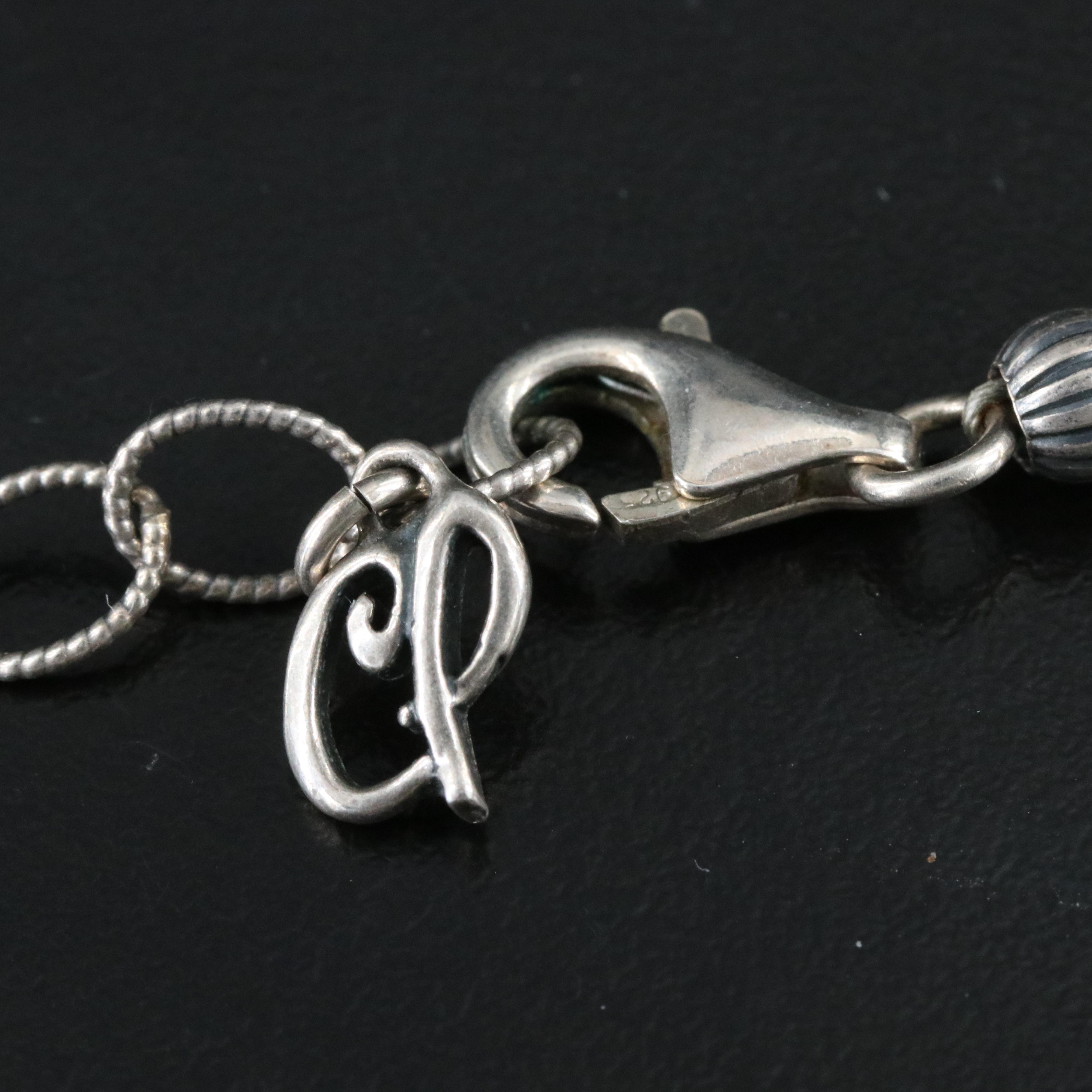 Carolyn Pollack Sterling Calcite Necklace