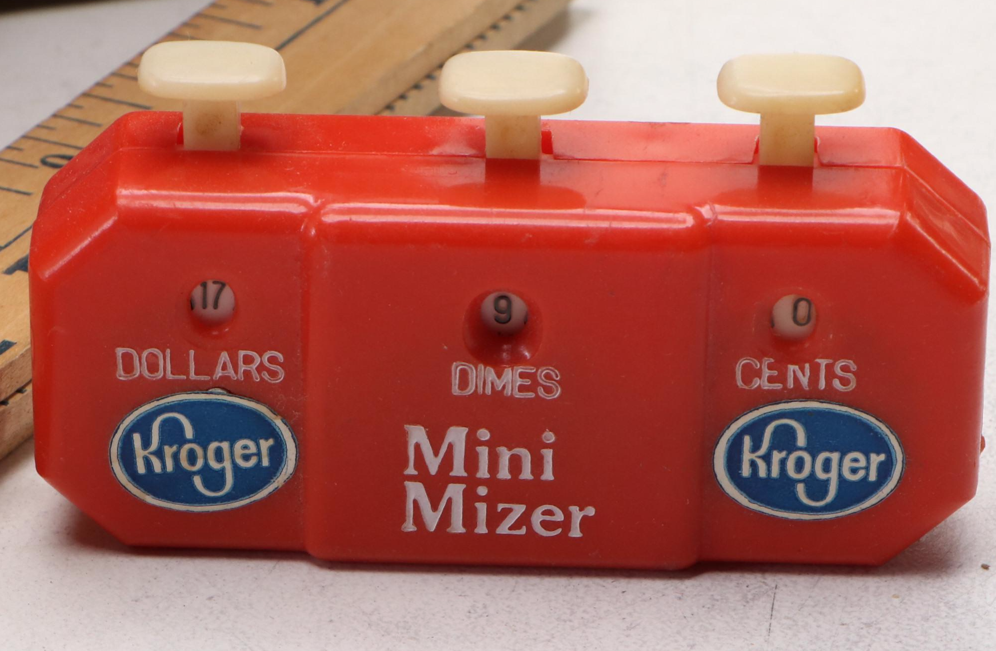 Kroger Advertising Crates, Price Stamp, Manuals, Stickers and More Memorabilia