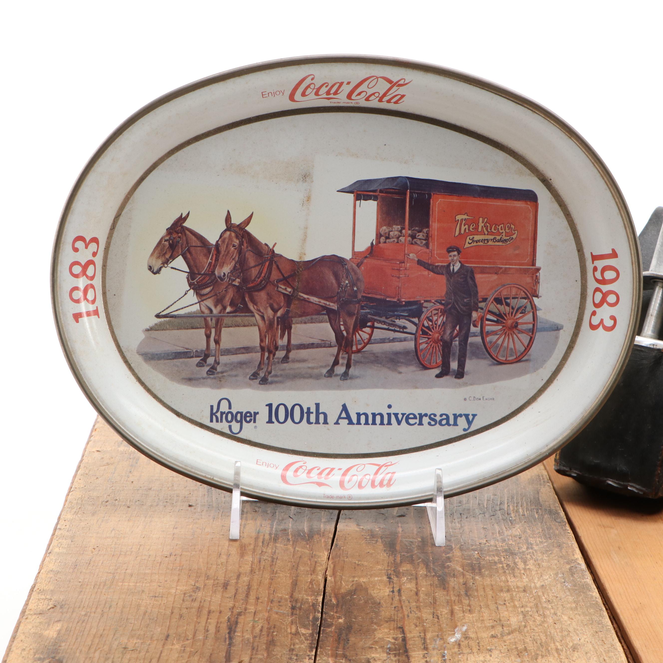 Kroger Advertising Crates, Price Stamp, Manuals, Stickers and More Memorabilia