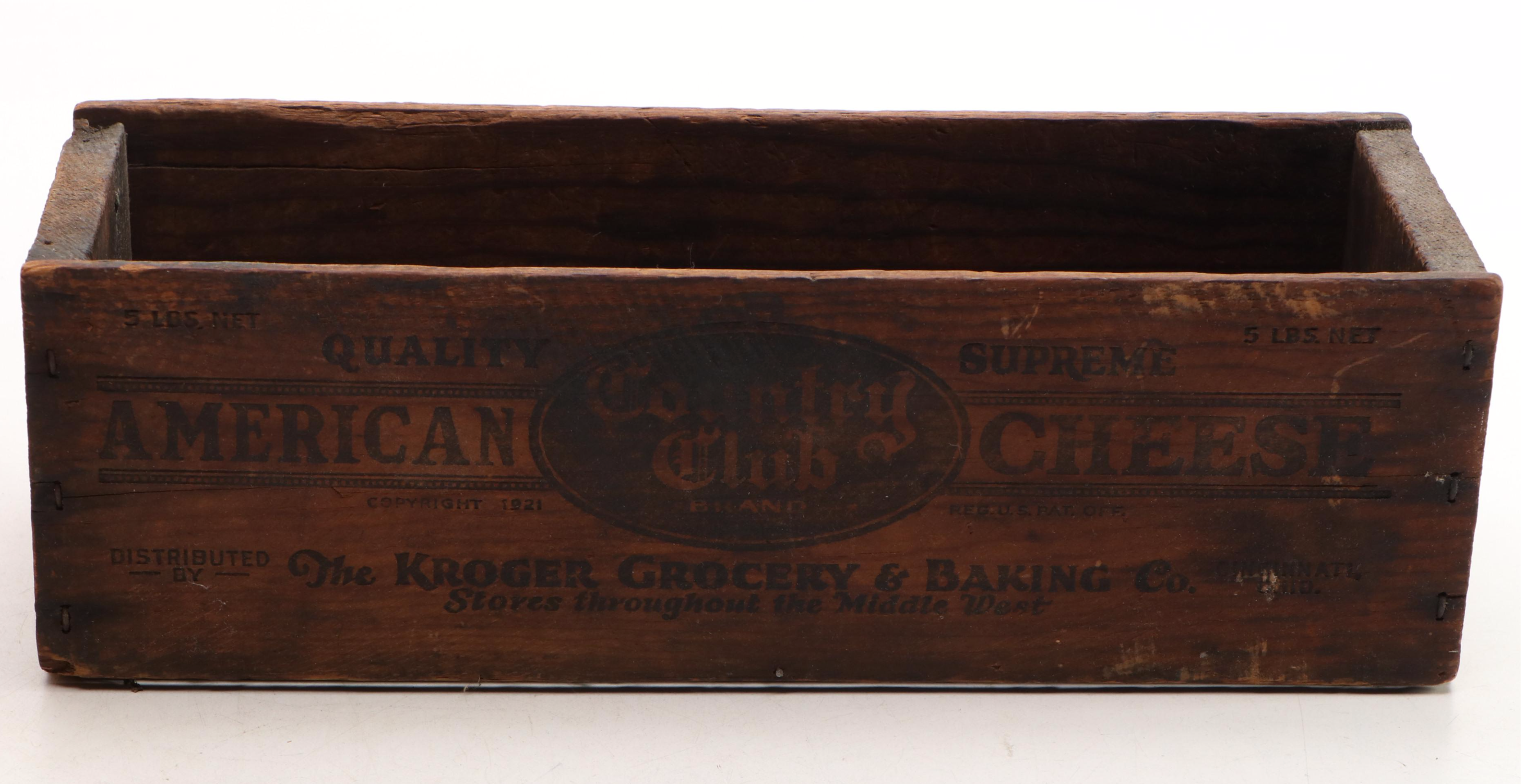 Kroger Advertising Crates, Price Stamp, Manuals, Stickers and More Memorabilia