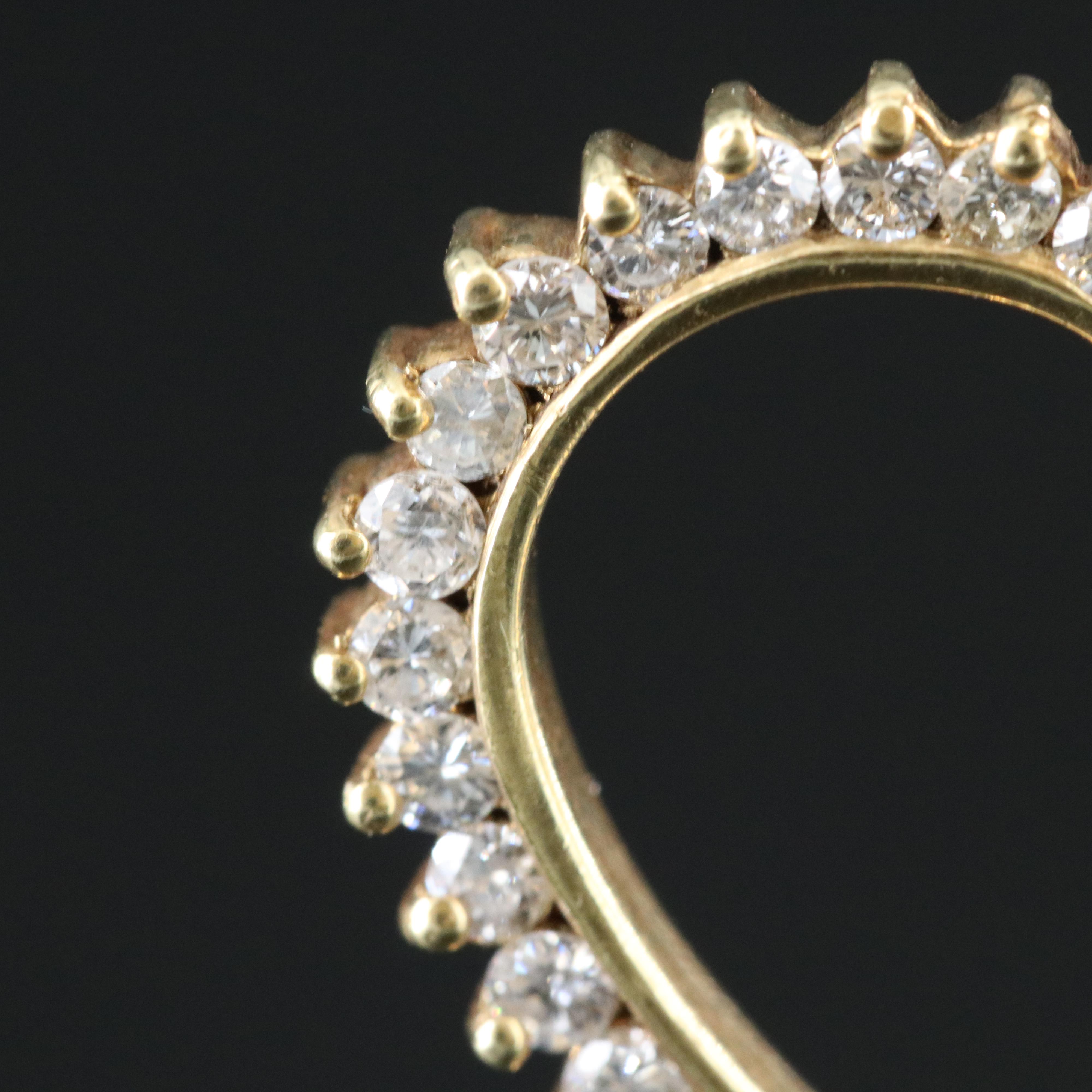 Jose Hess 14K 1.10 CTW Diamond Arlene Francis Heart Pendant