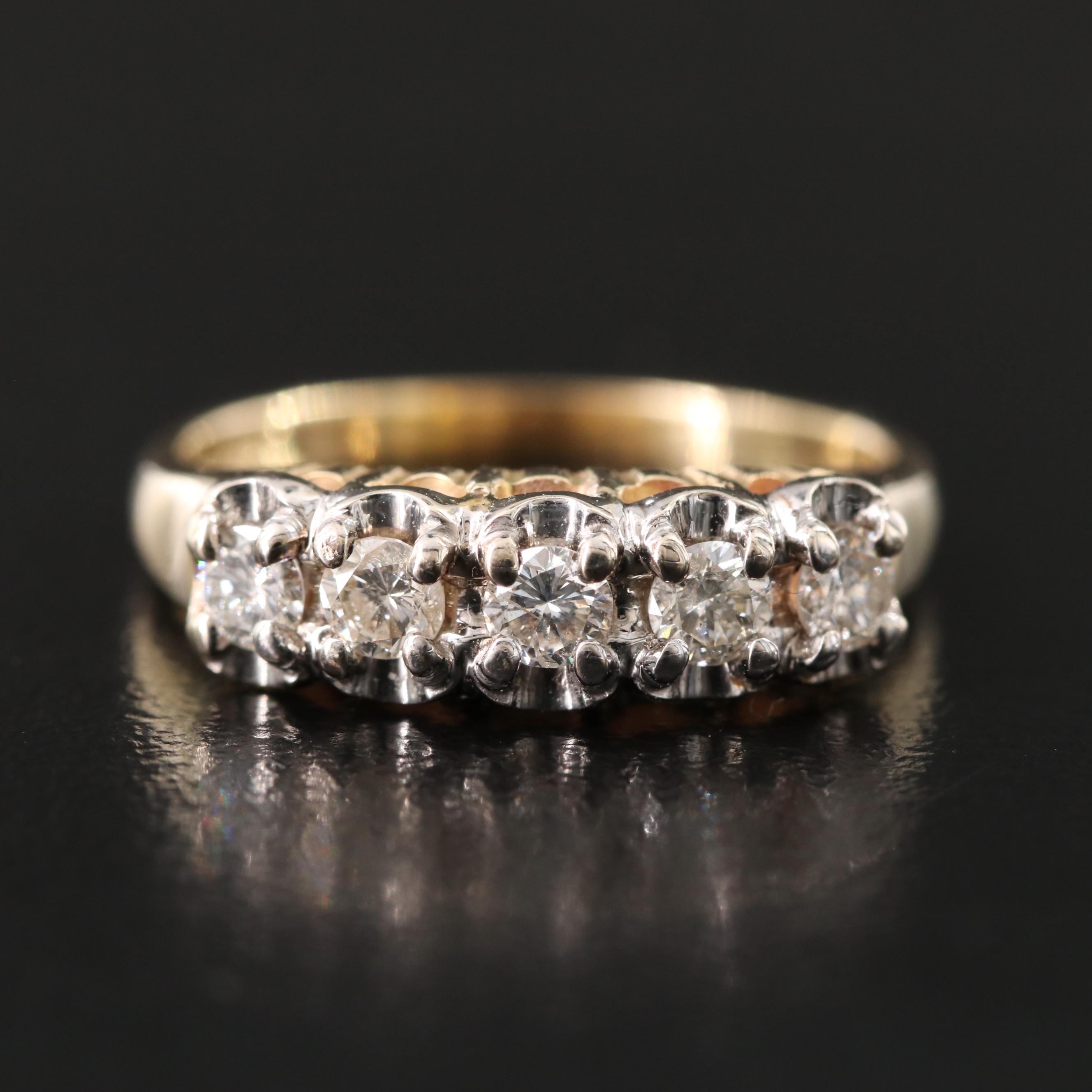 14K 0.50 CTW Diamond Ring