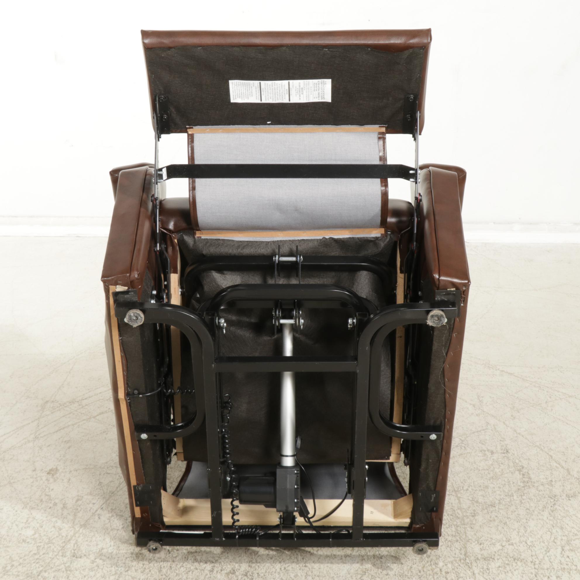 Golden Power Lift and Recliner Chair with Faux Leather Upholstery