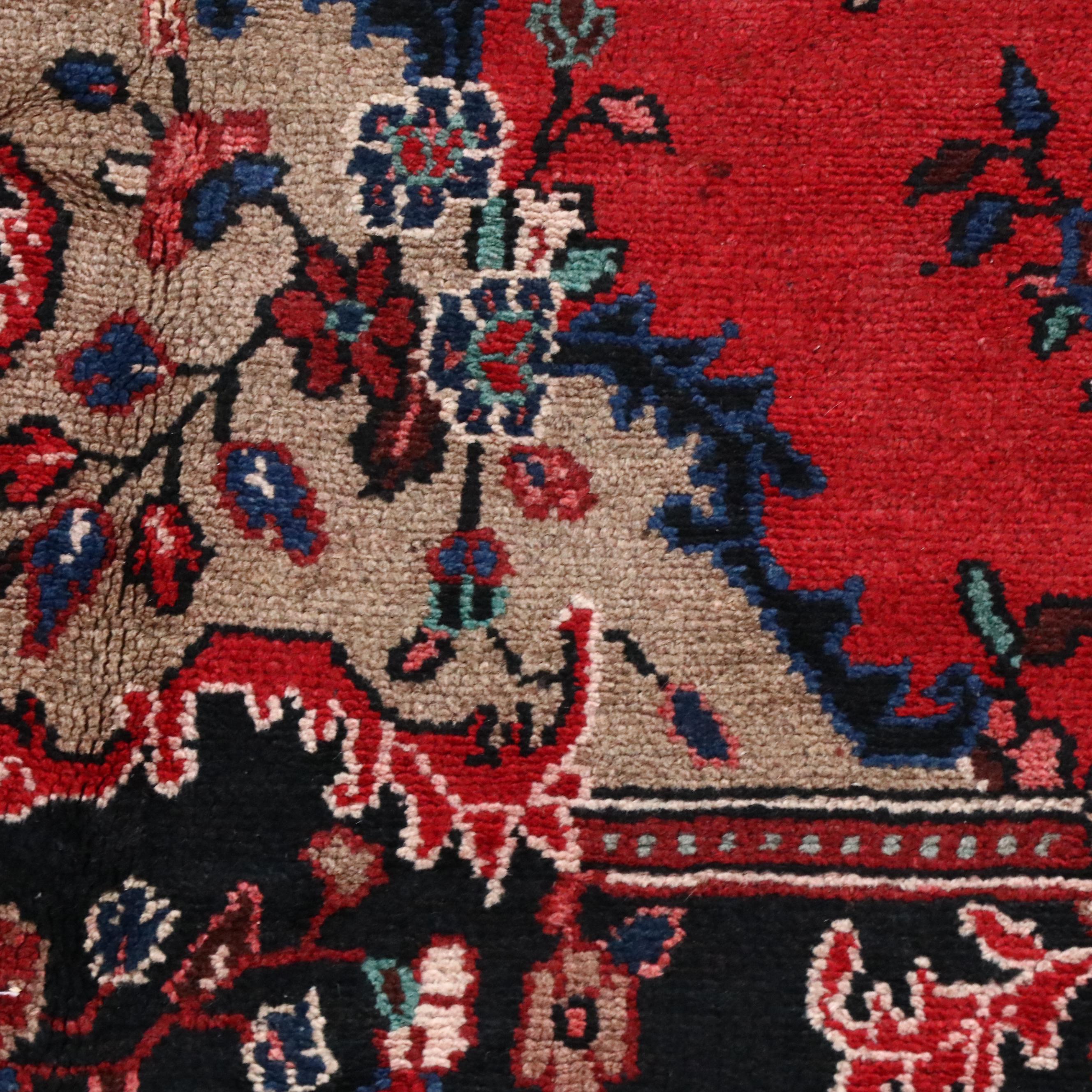8'5 x 12' Hand-Knotted Persian Qazvin Area Rug
