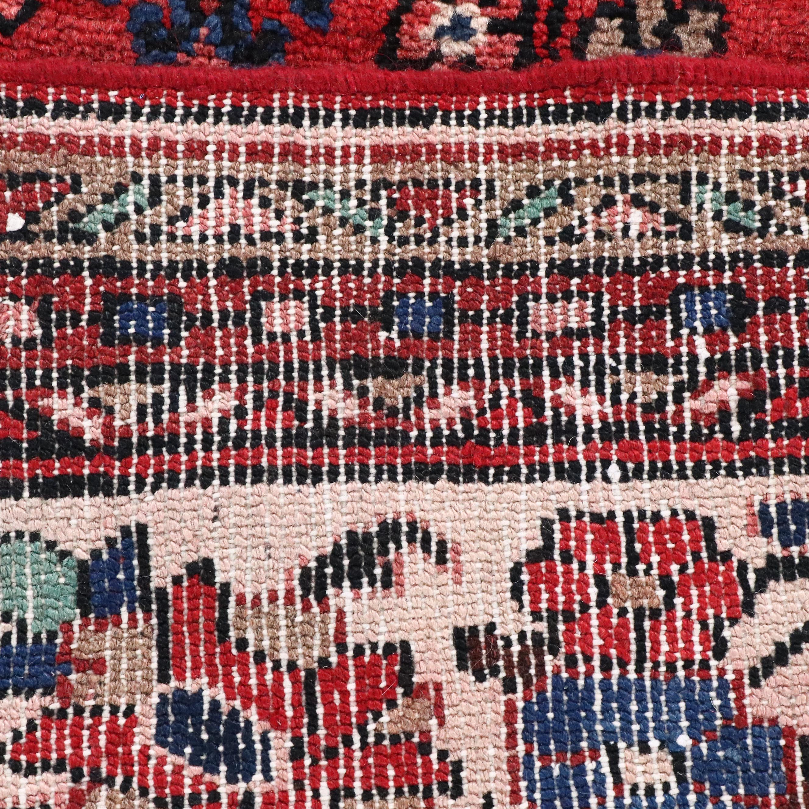 8'5 x 12' Hand-Knotted Persian Qazvin Area Rug