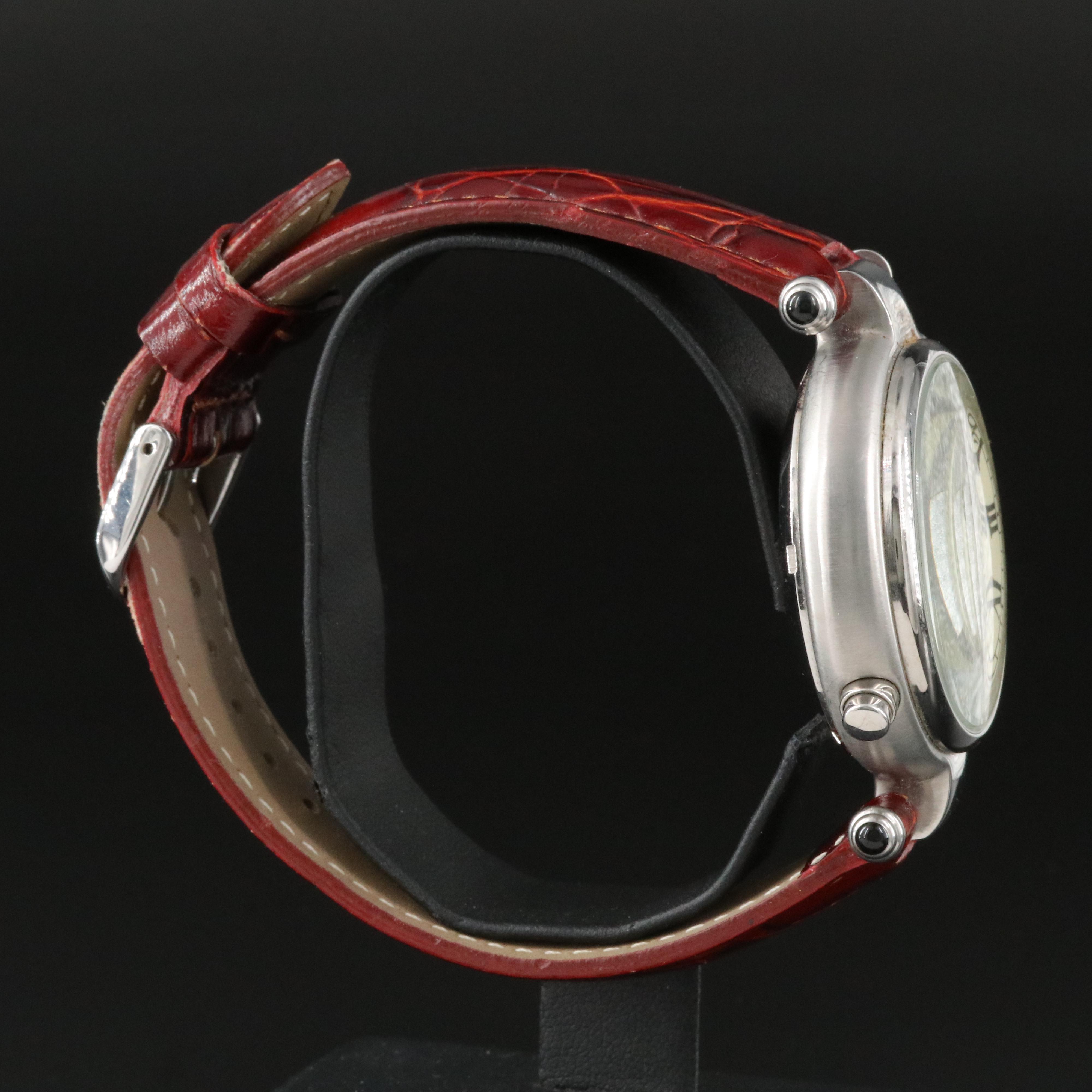 Stauer Graves Triple Calendar Moonphase 39mm Steel Automatic Watch