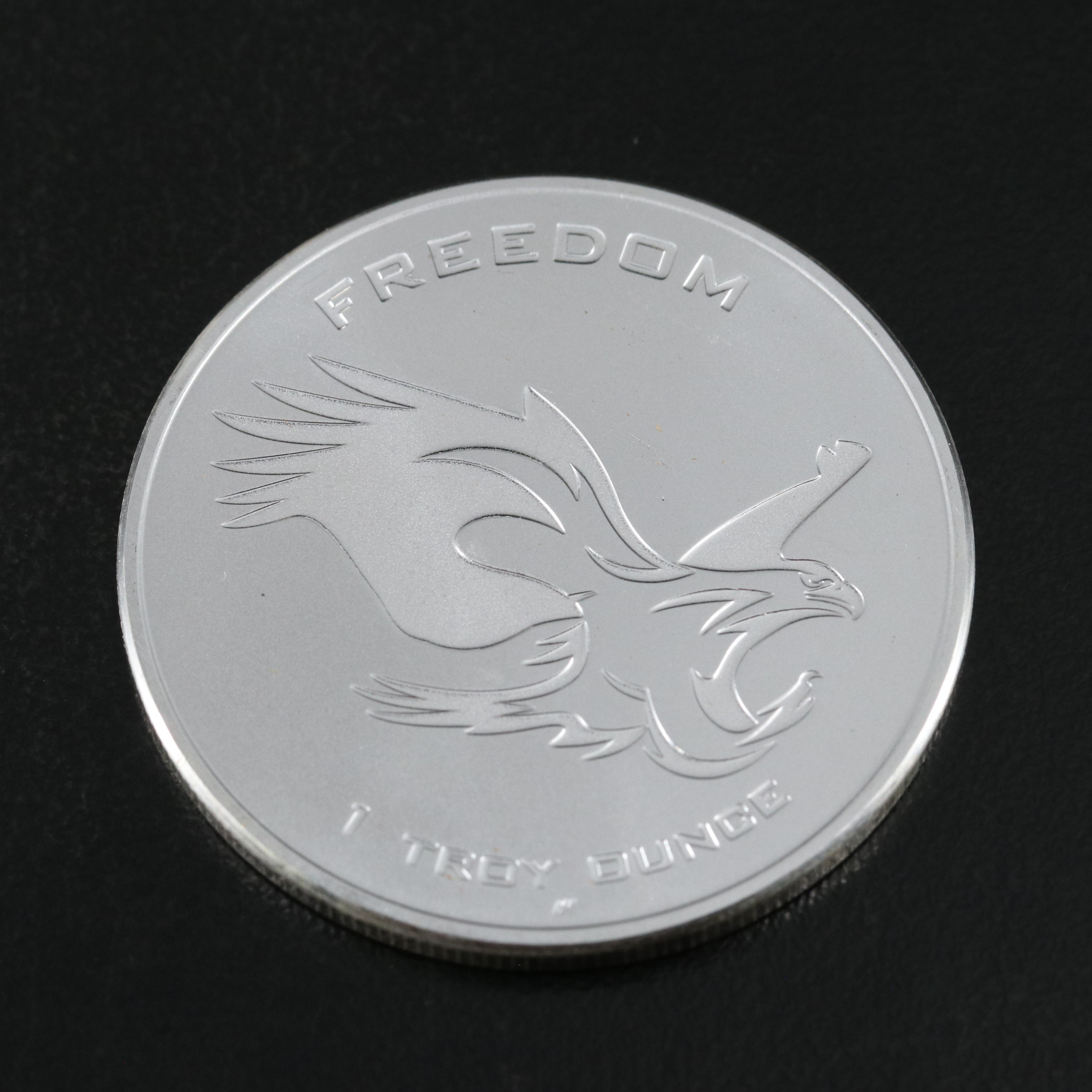 Roll of Twenty Eagle/Statue of Liberty-Themed 1-Oz. Fine Silver Rounds