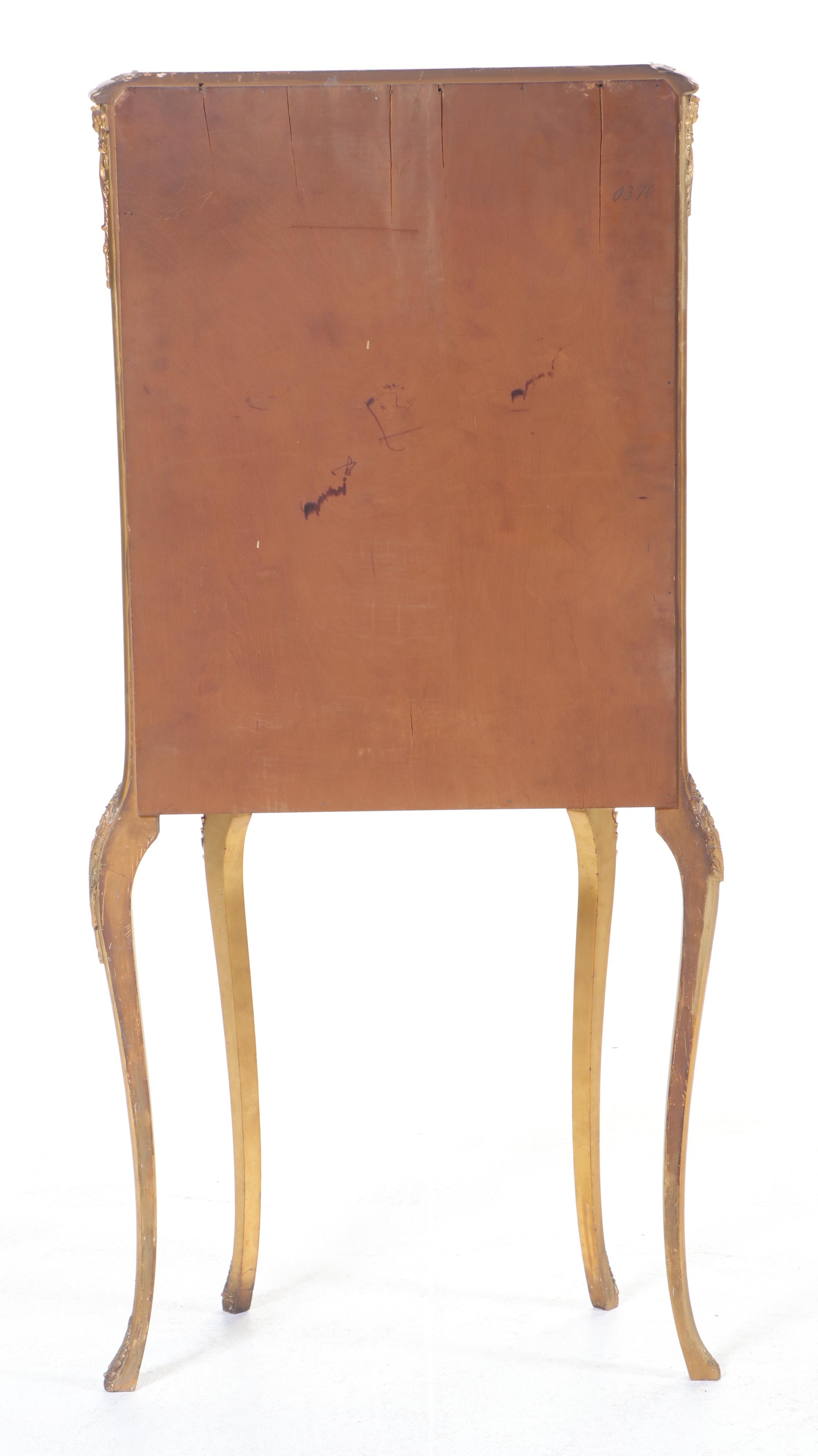 Louis XV Style Giltwood Vitrine, 20th Century