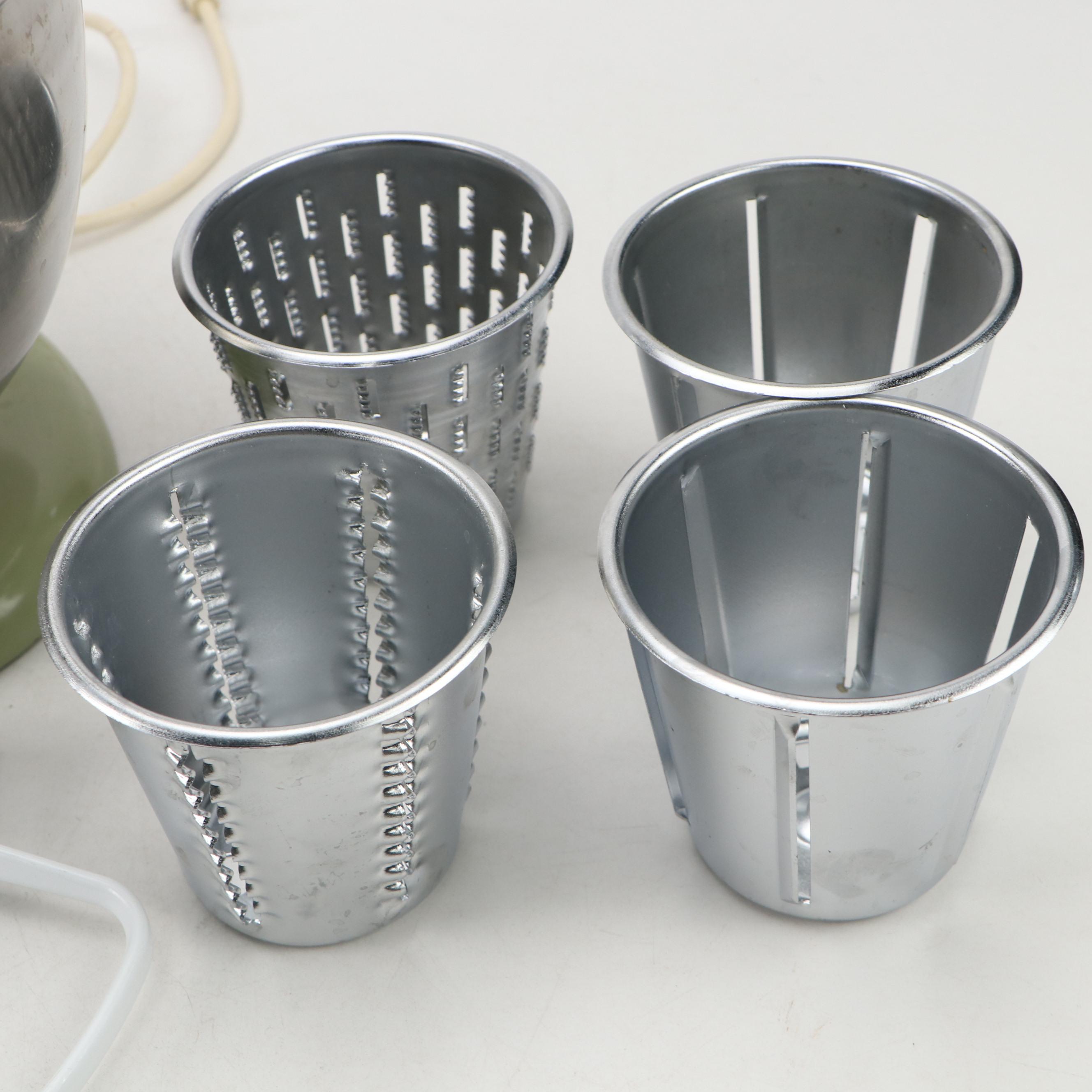 Kitchen Aid K45 Avocado Stand Mixer and Accessories