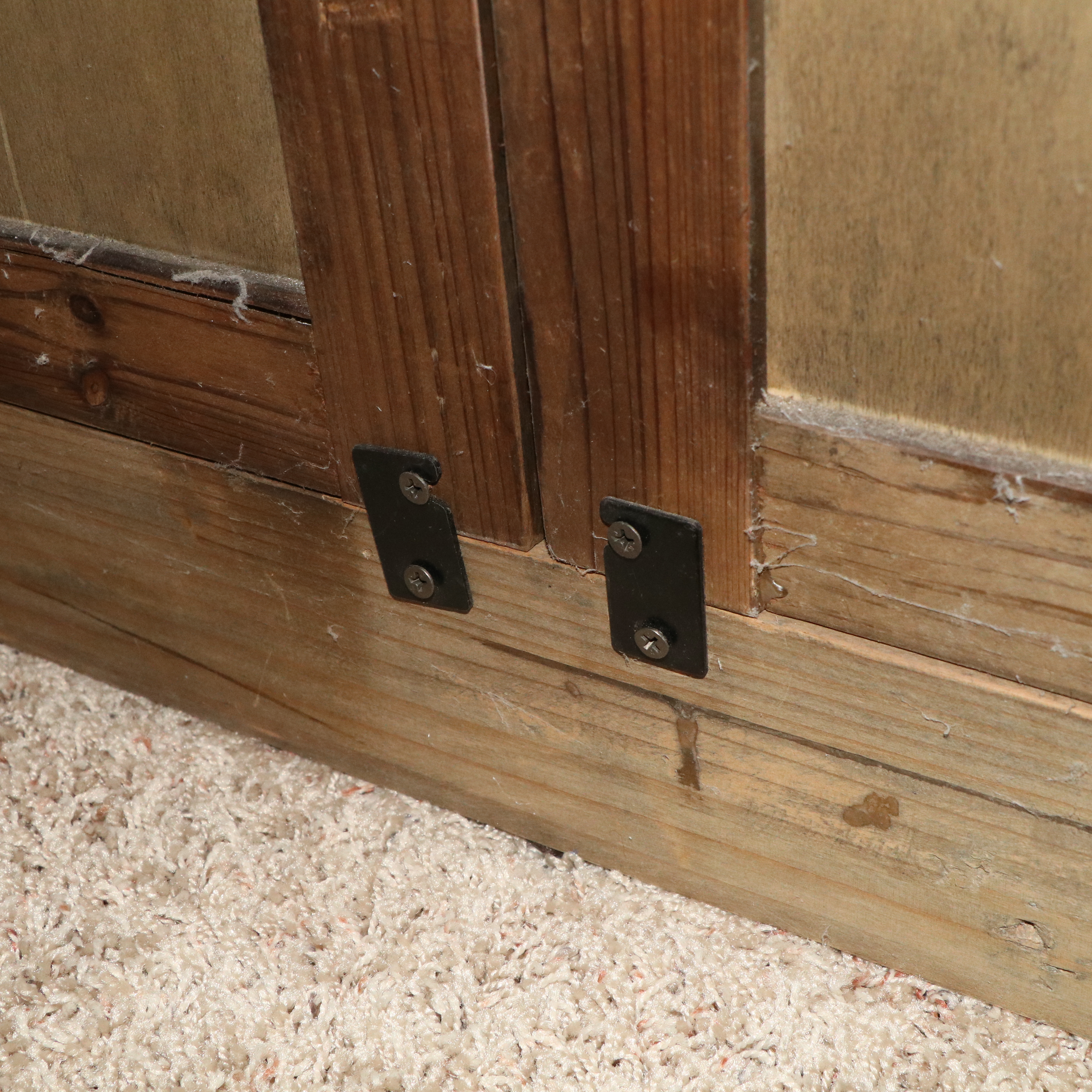 Arhaus French Style Custom Showroom Pine Cabinet with a Painted Interior