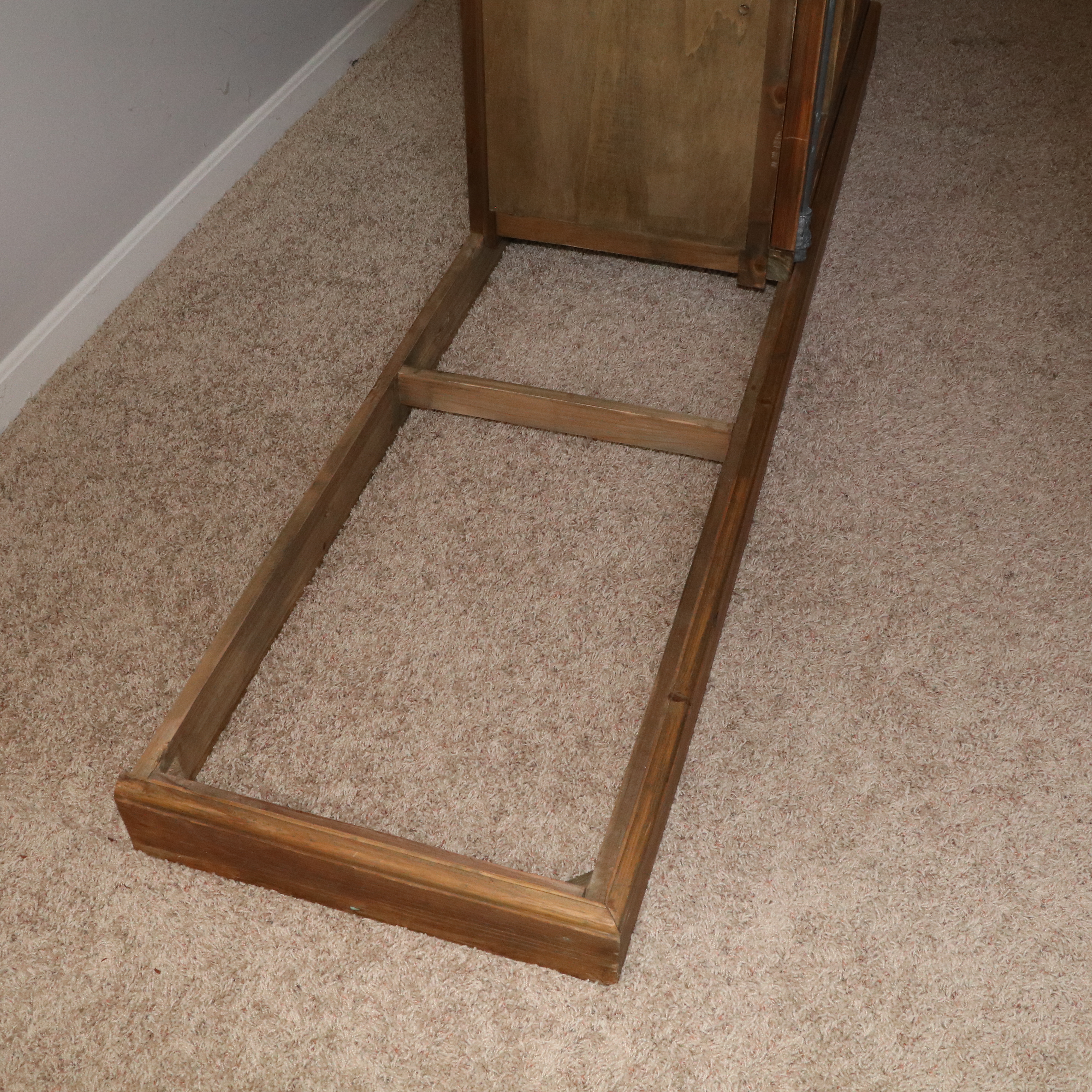 Arhaus French Style Custom Showroom Pine Cabinet with a Painted Interior