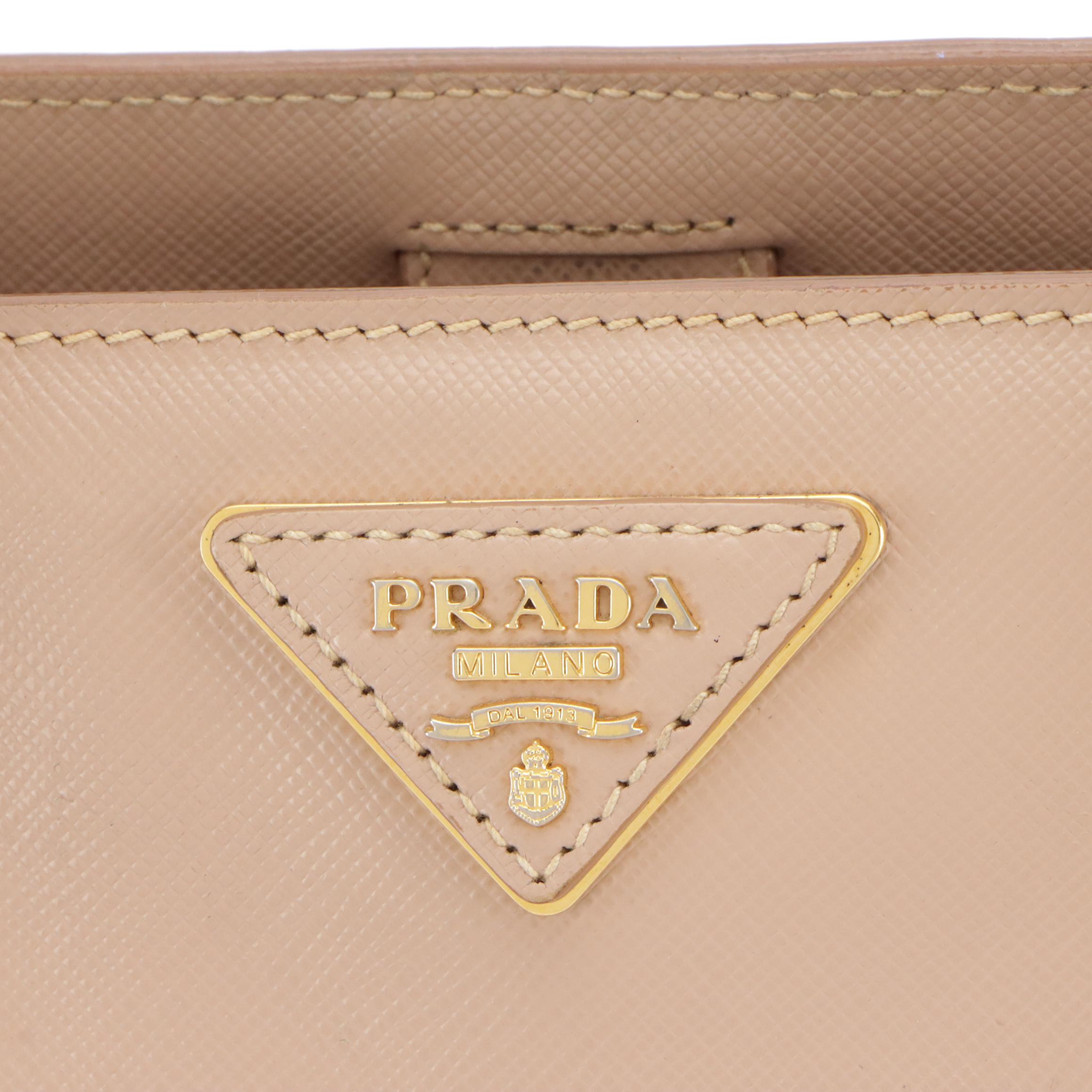 Prada Medium Galleria Two-Way Tote in Saffiano Leather
