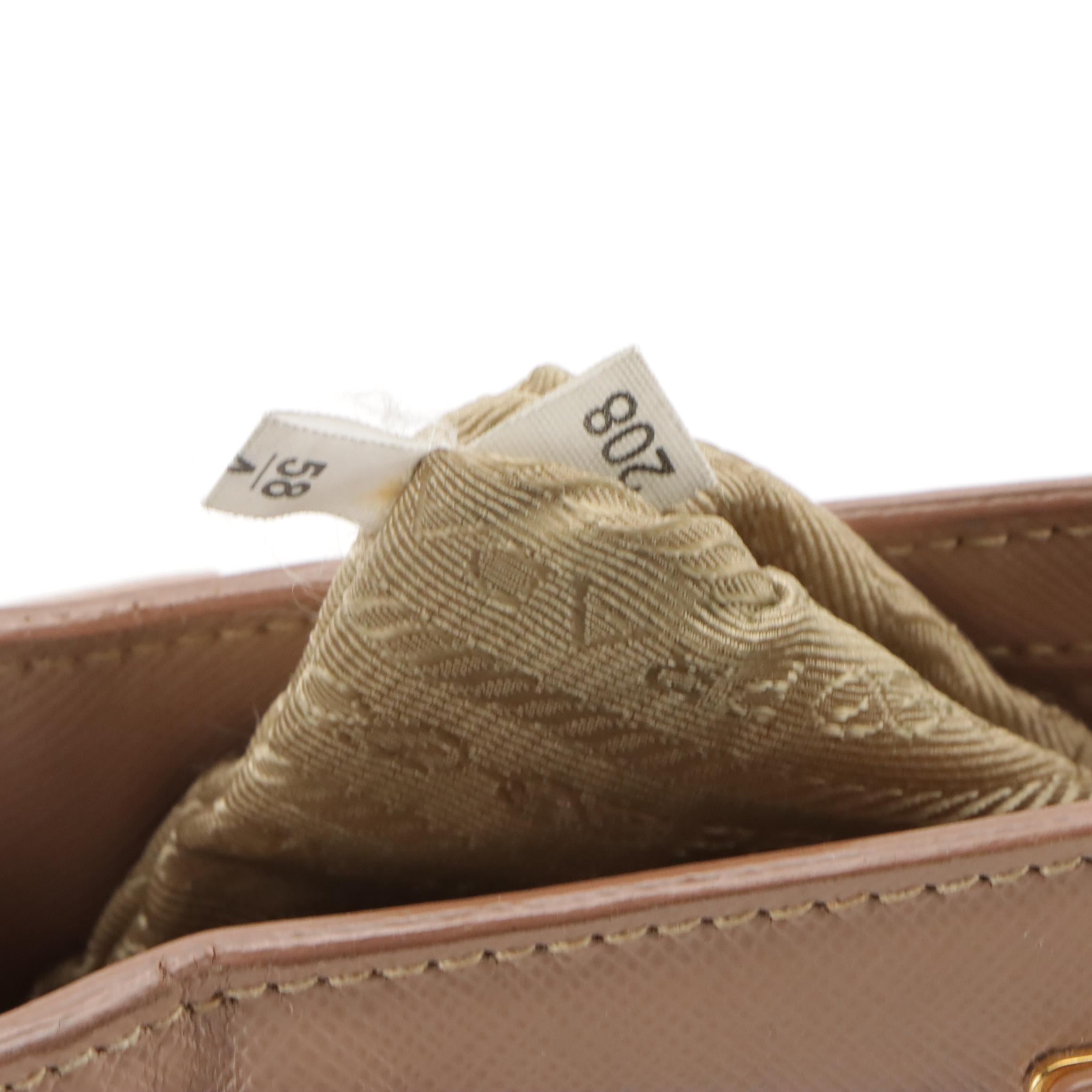 Prada Medium Galleria Two-Way Tote in Saffiano Leather