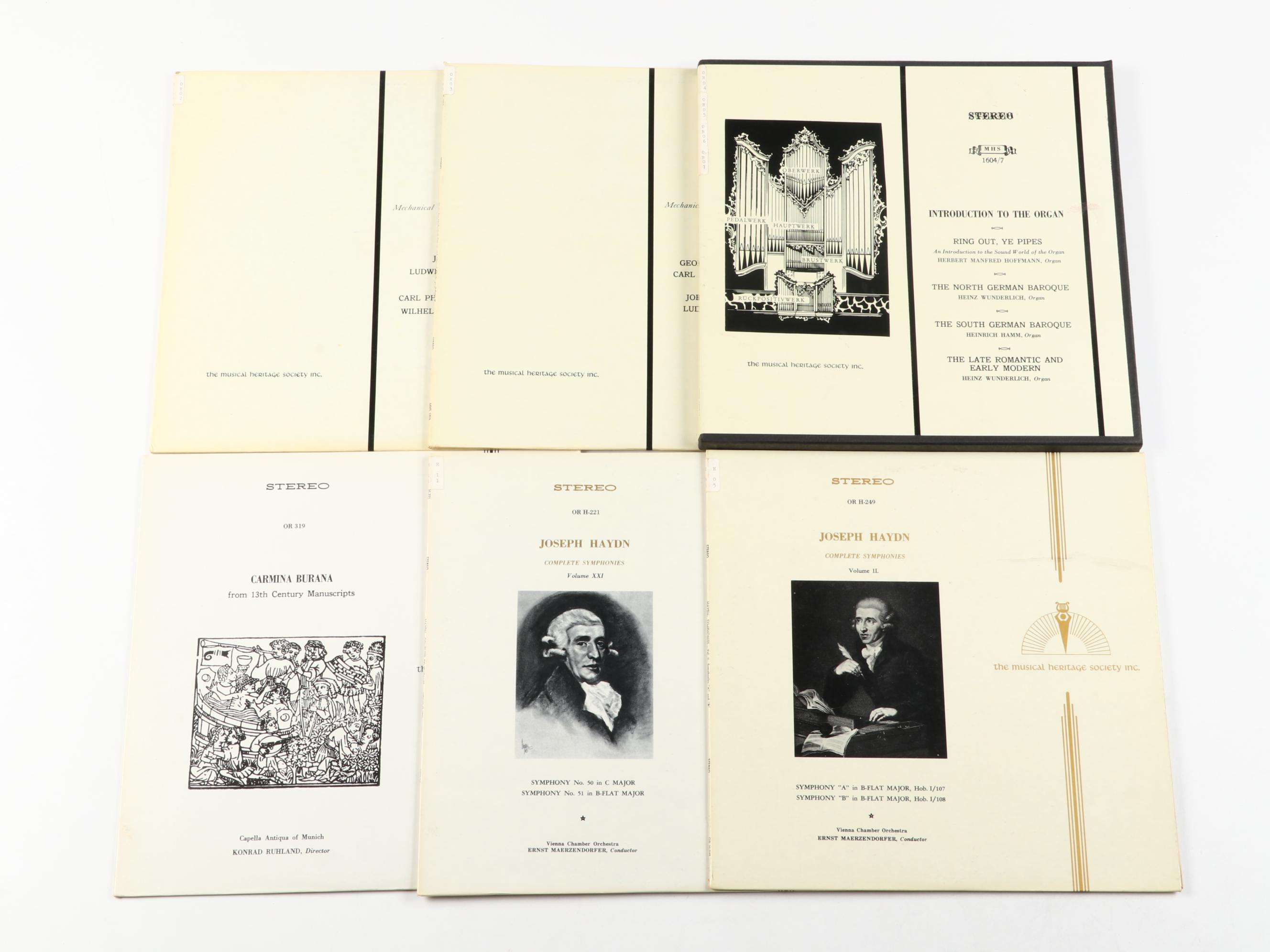 J. S. Bach, Baroque Organ Works and More Classical Music Vinyl Records