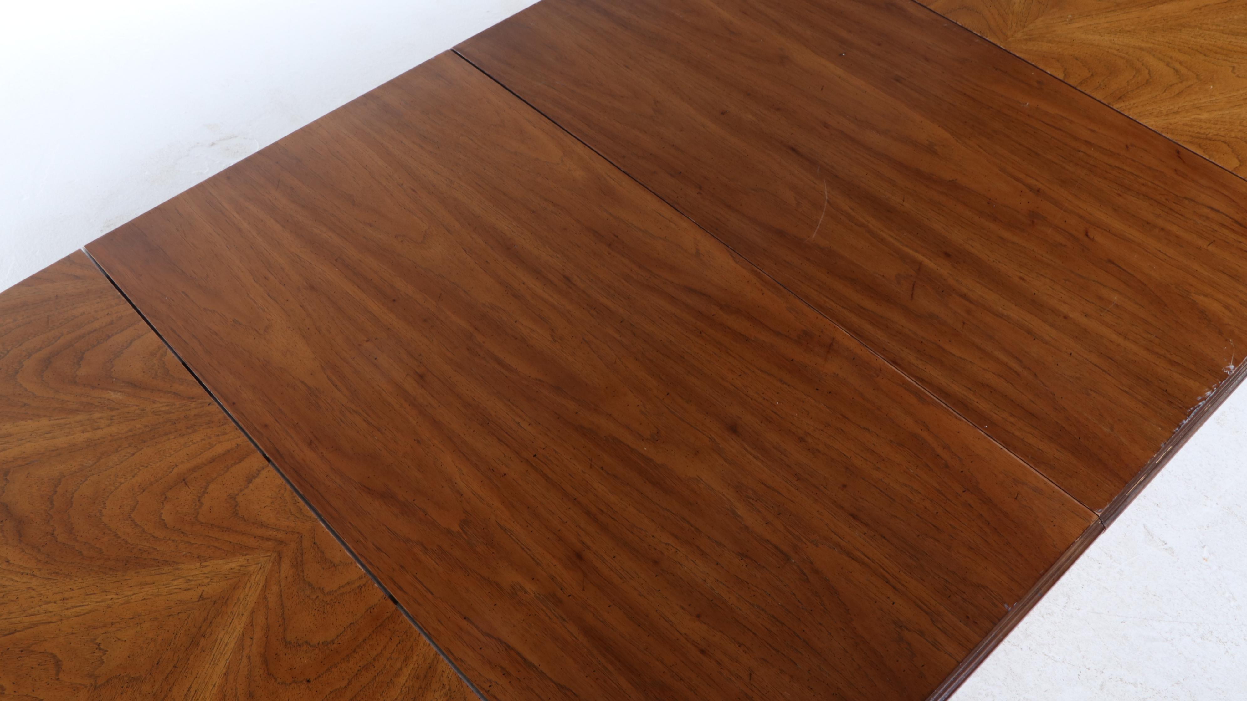 Seven-Piece Thomasville French Provincial Style Oak Dining Set