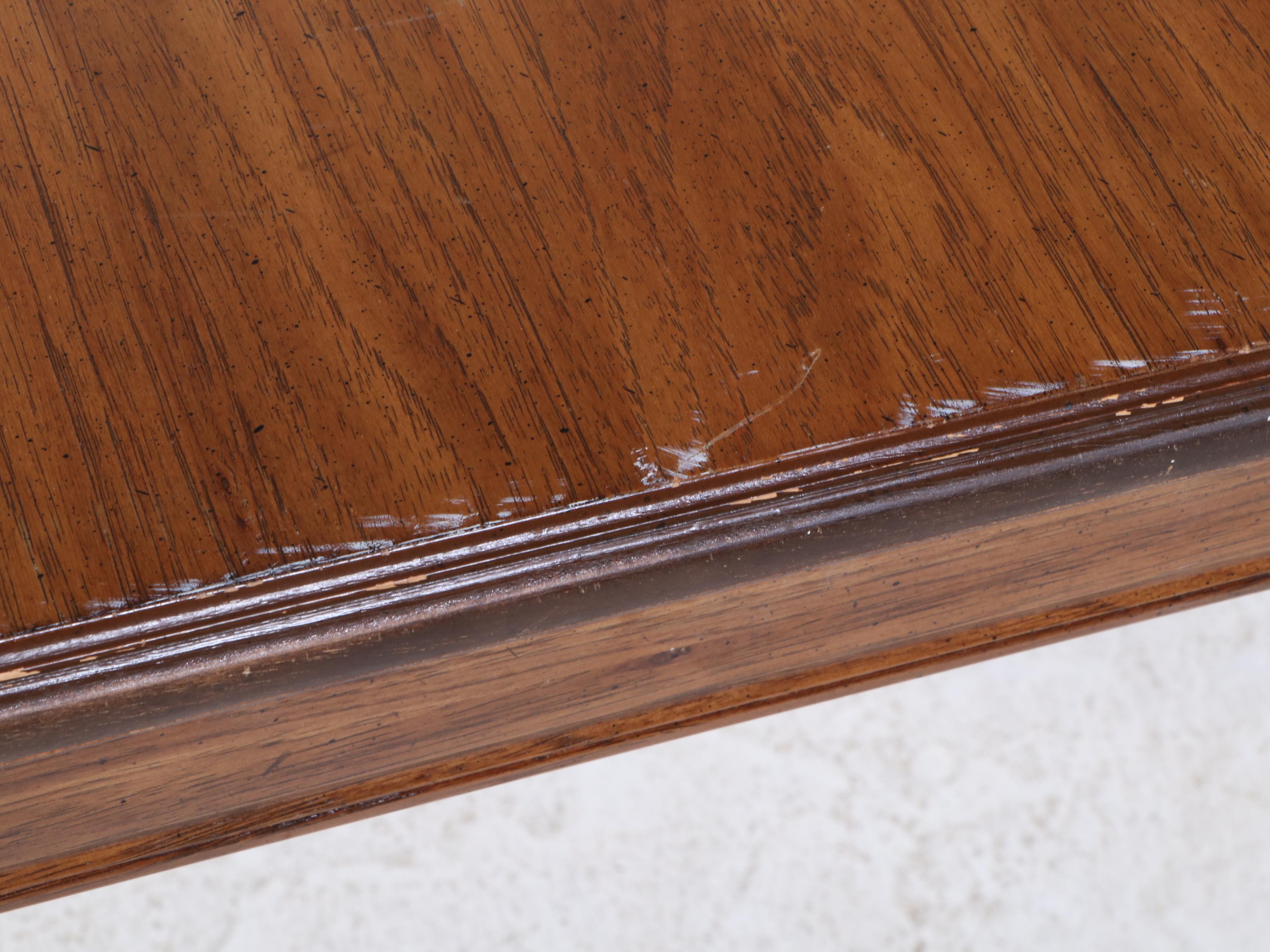 Seven-Piece Thomasville French Provincial Style Oak Dining Set