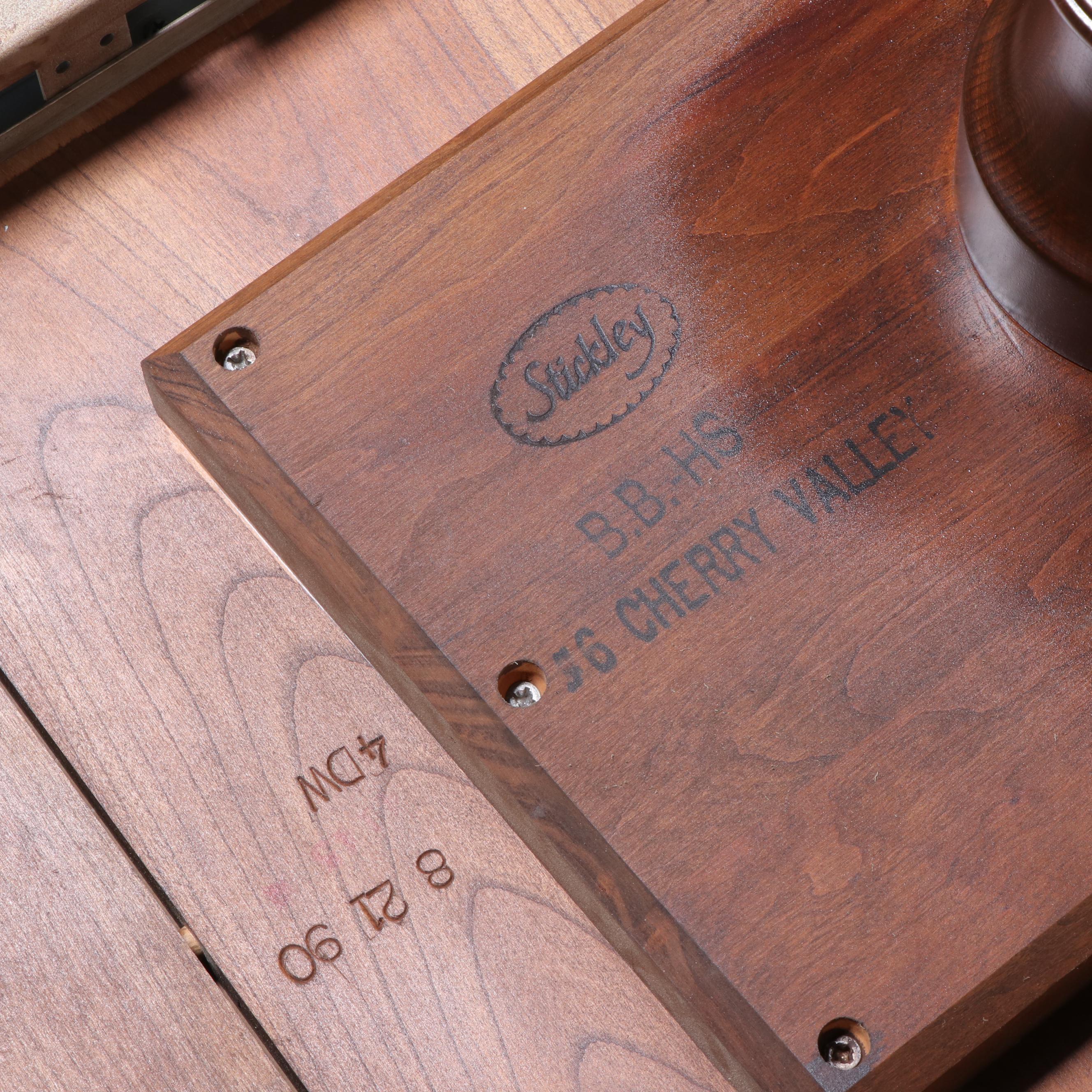 Seven-Piece Stickley "Cherry Valley" Queen Anne Style Cherrywood Dining Set