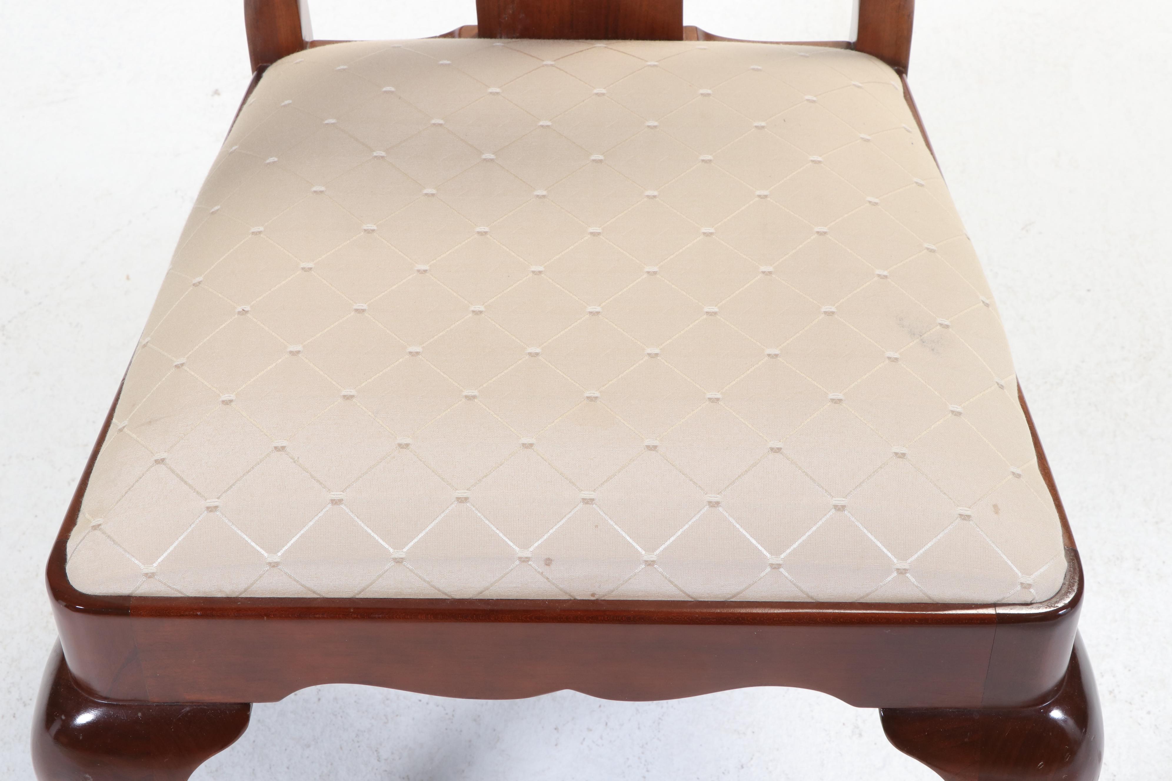 Seven-Piece Stickley "Cherry Valley" Queen Anne Style Cherrywood Dining Set