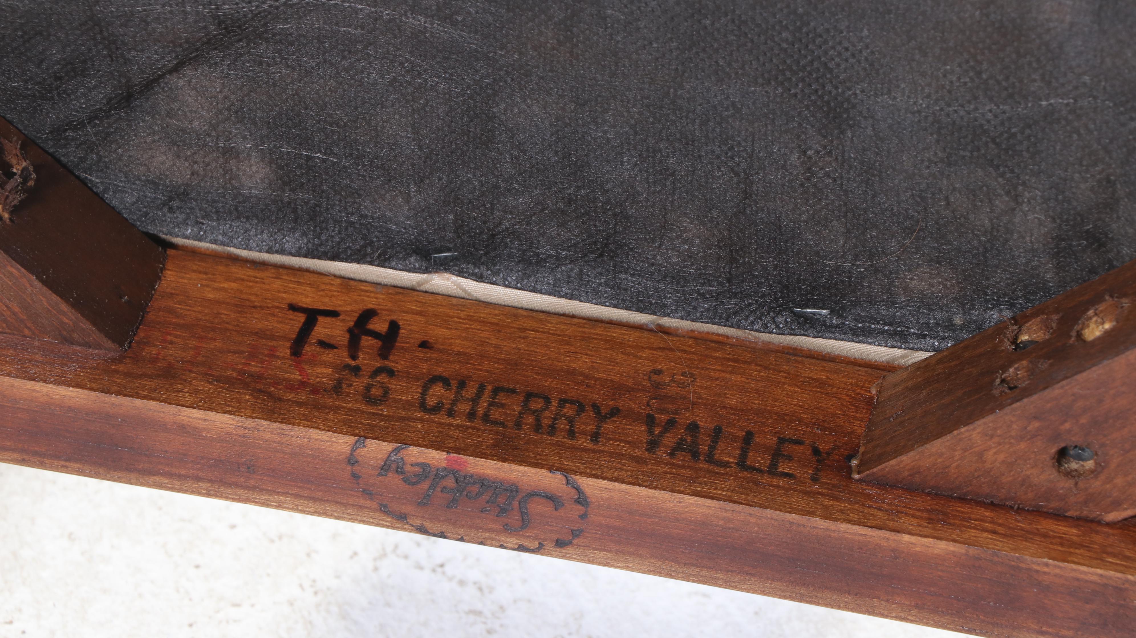 Seven-Piece Stickley "Cherry Valley" Queen Anne Style Cherrywood Dining Set