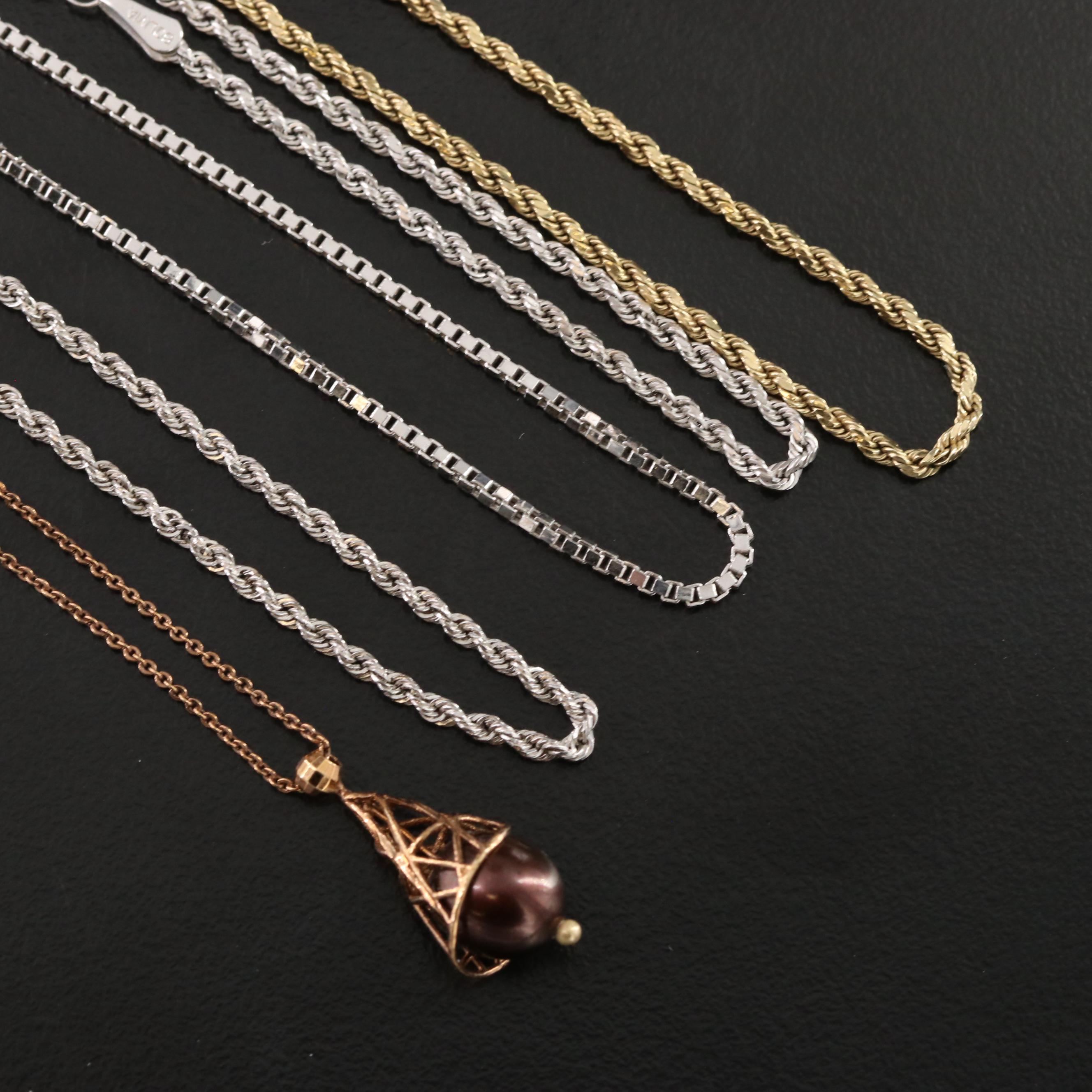 14K and 18K Scrap Gold with Pearl