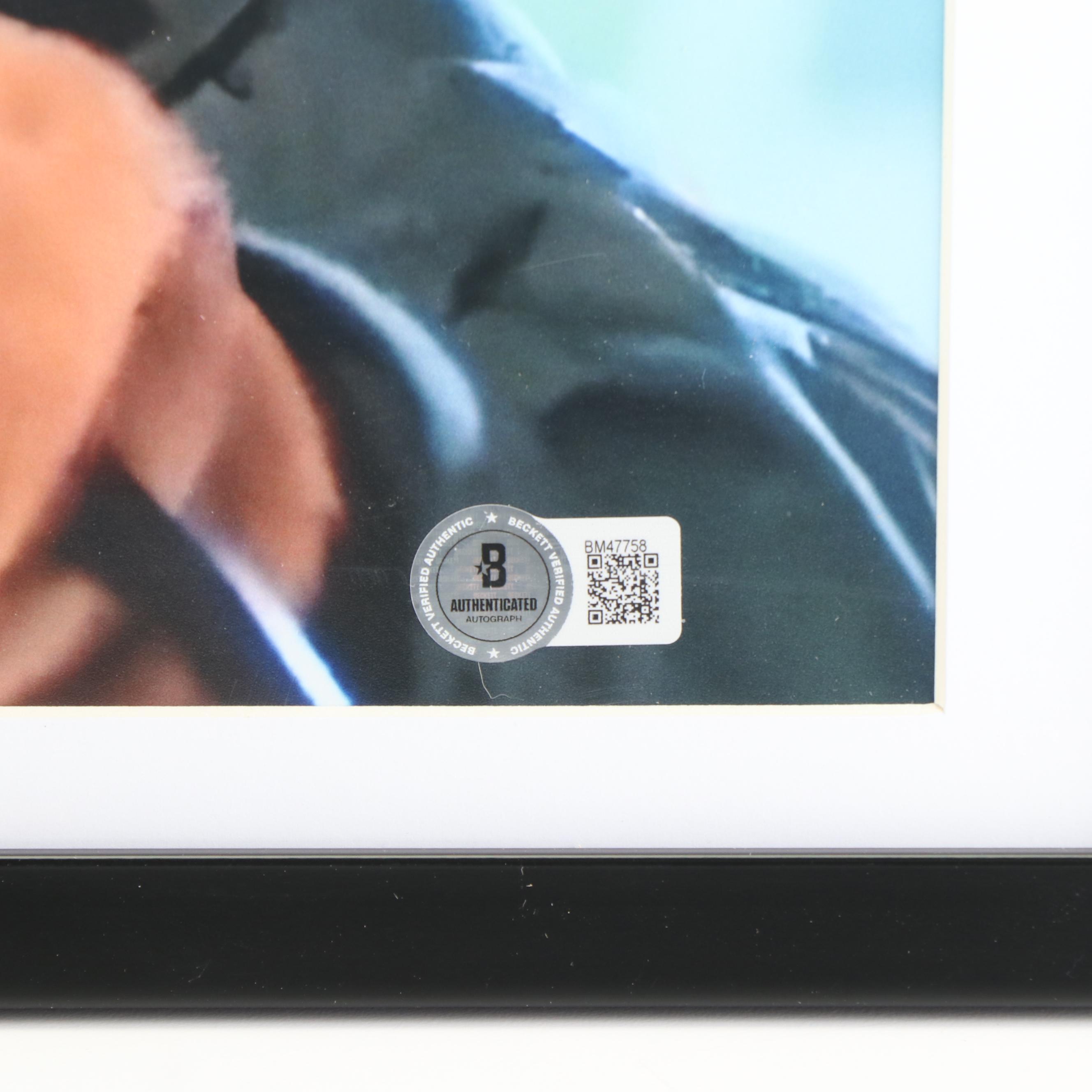 Chevy Chase Signed “Christmas Vacation” Movie Print in Matted Frame, Beckett