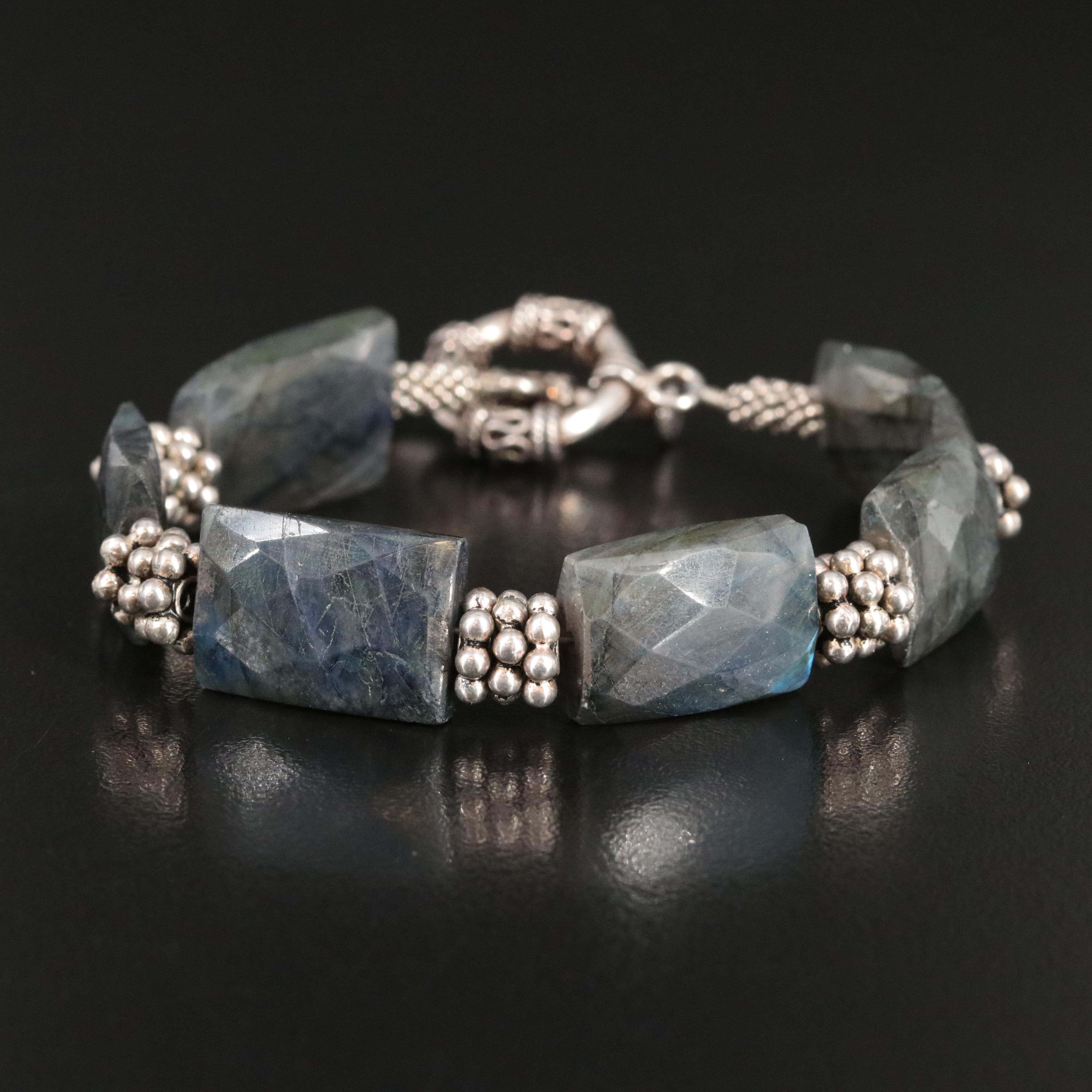 Sterling Labradorite Bracelet