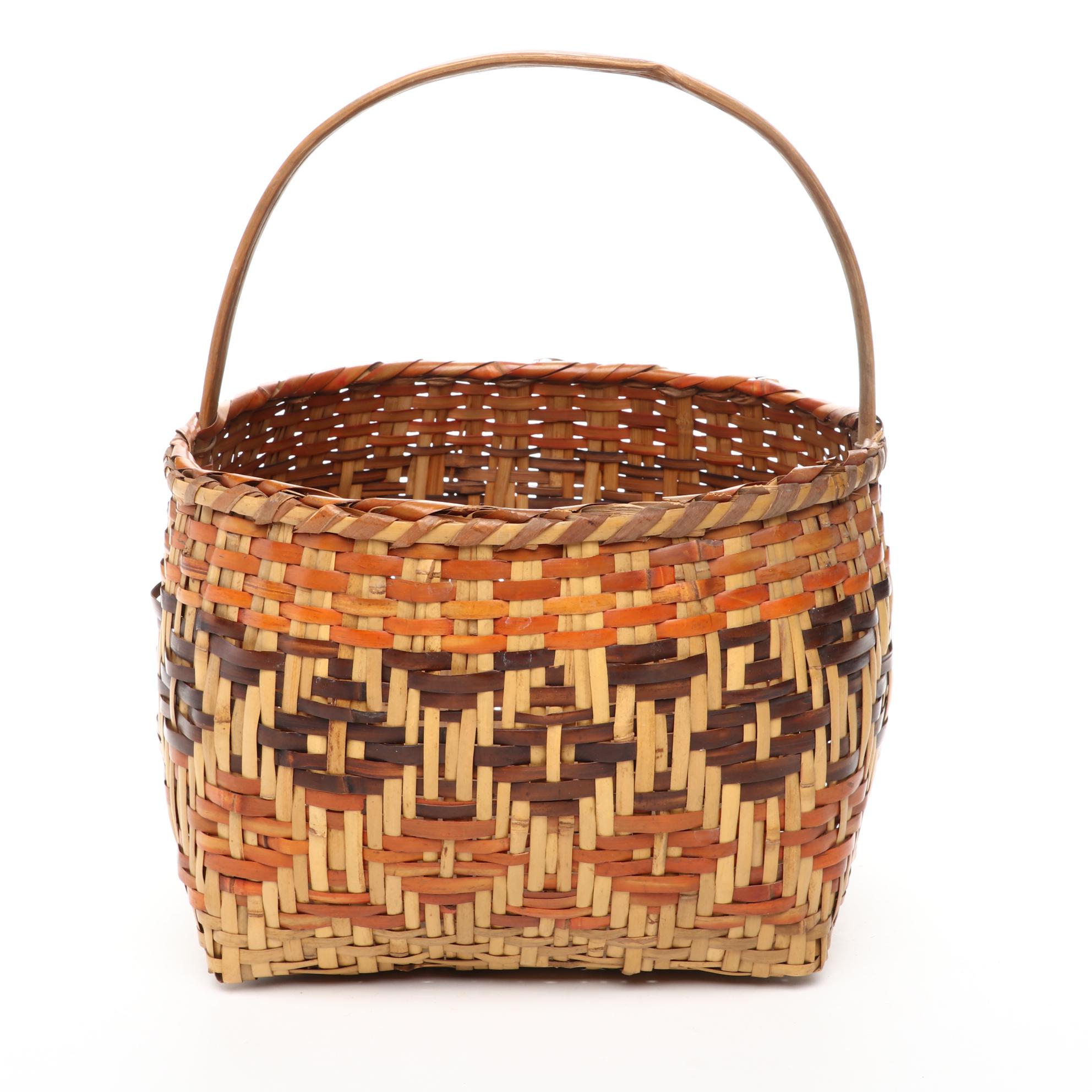 Cherokee Style River Cane Style Basket