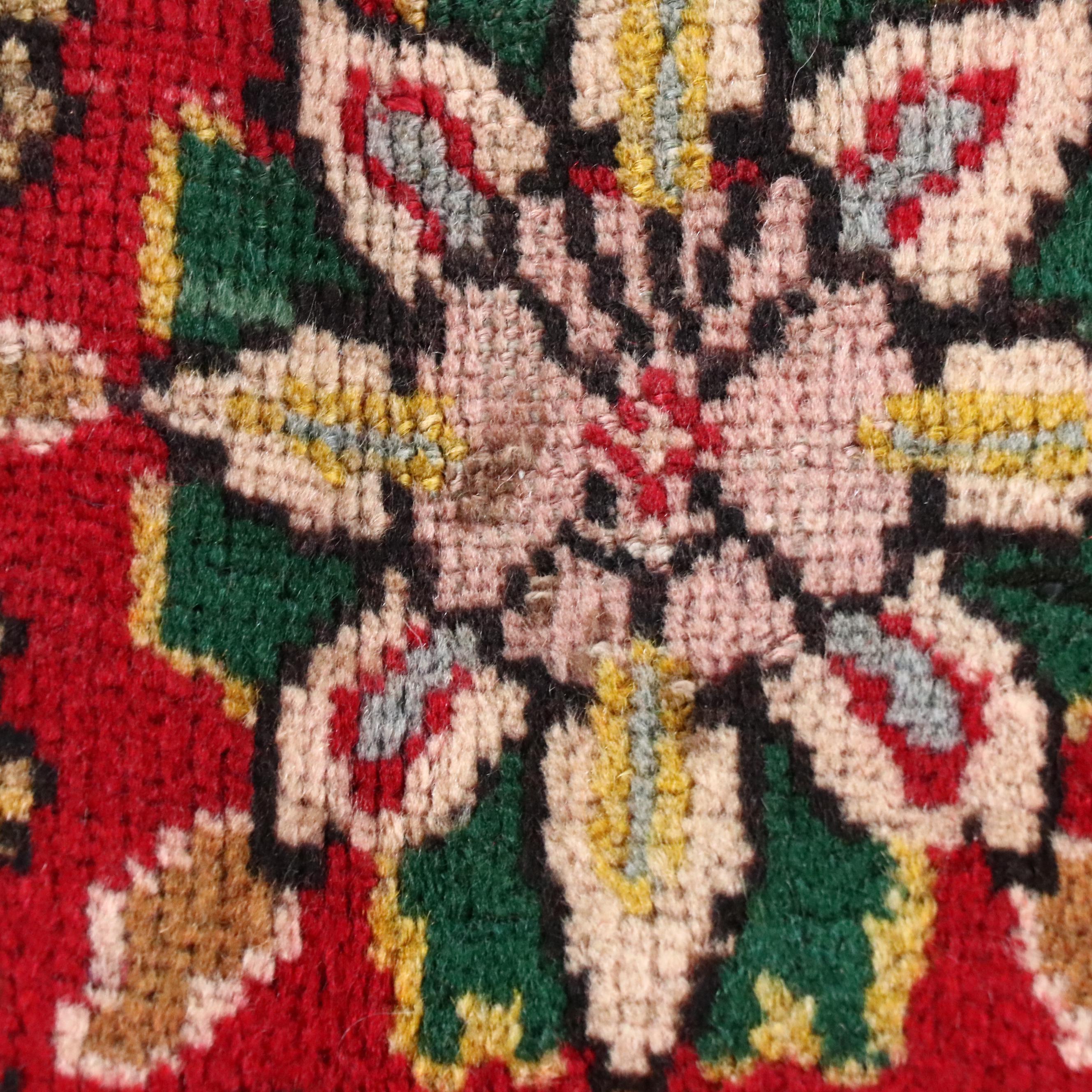 6'6 x 9'7 Hand-Knotted Persian Mashhad Area Rug