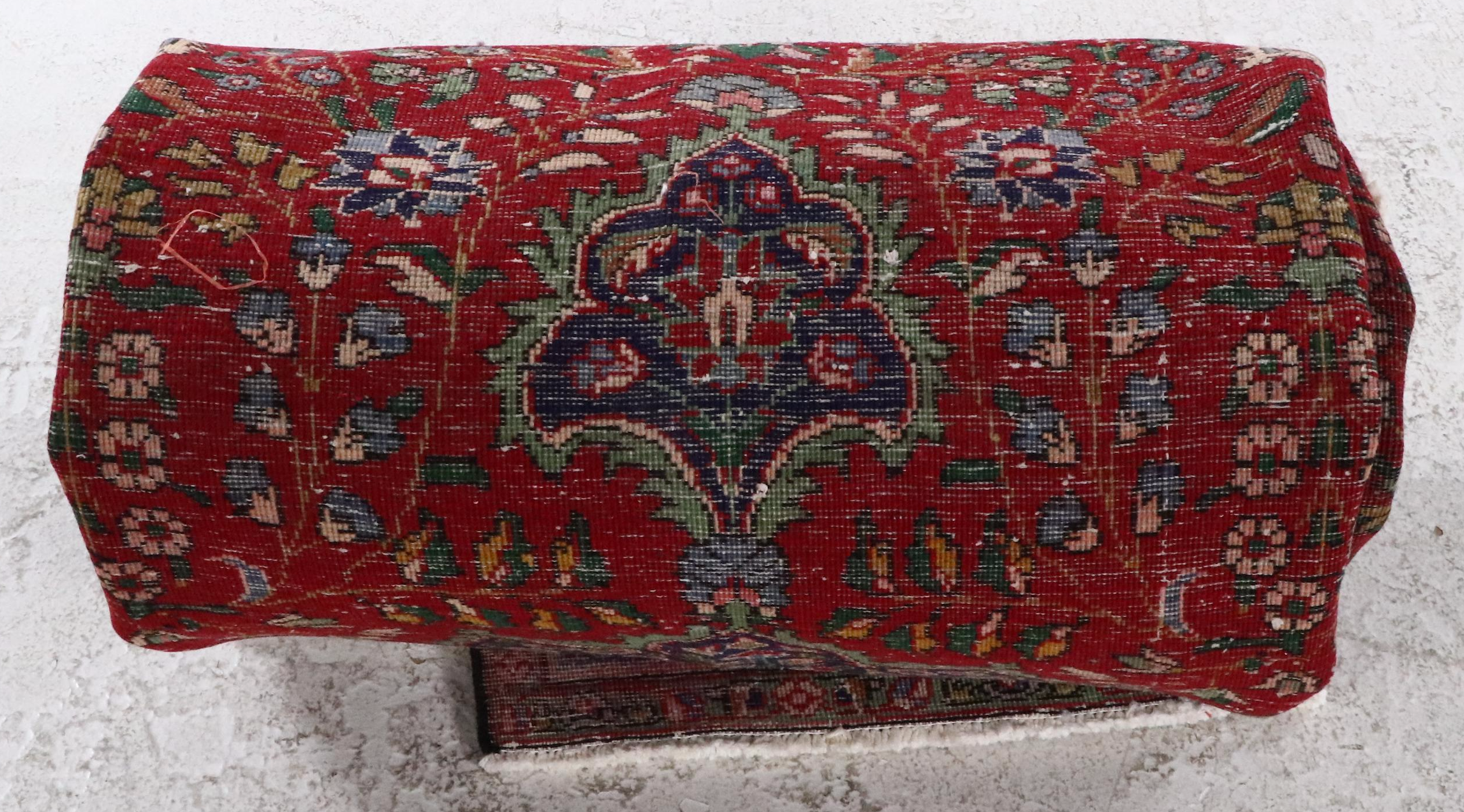 6'6 x 9'7 Hand-Knotted Persian Mashhad Area Rug