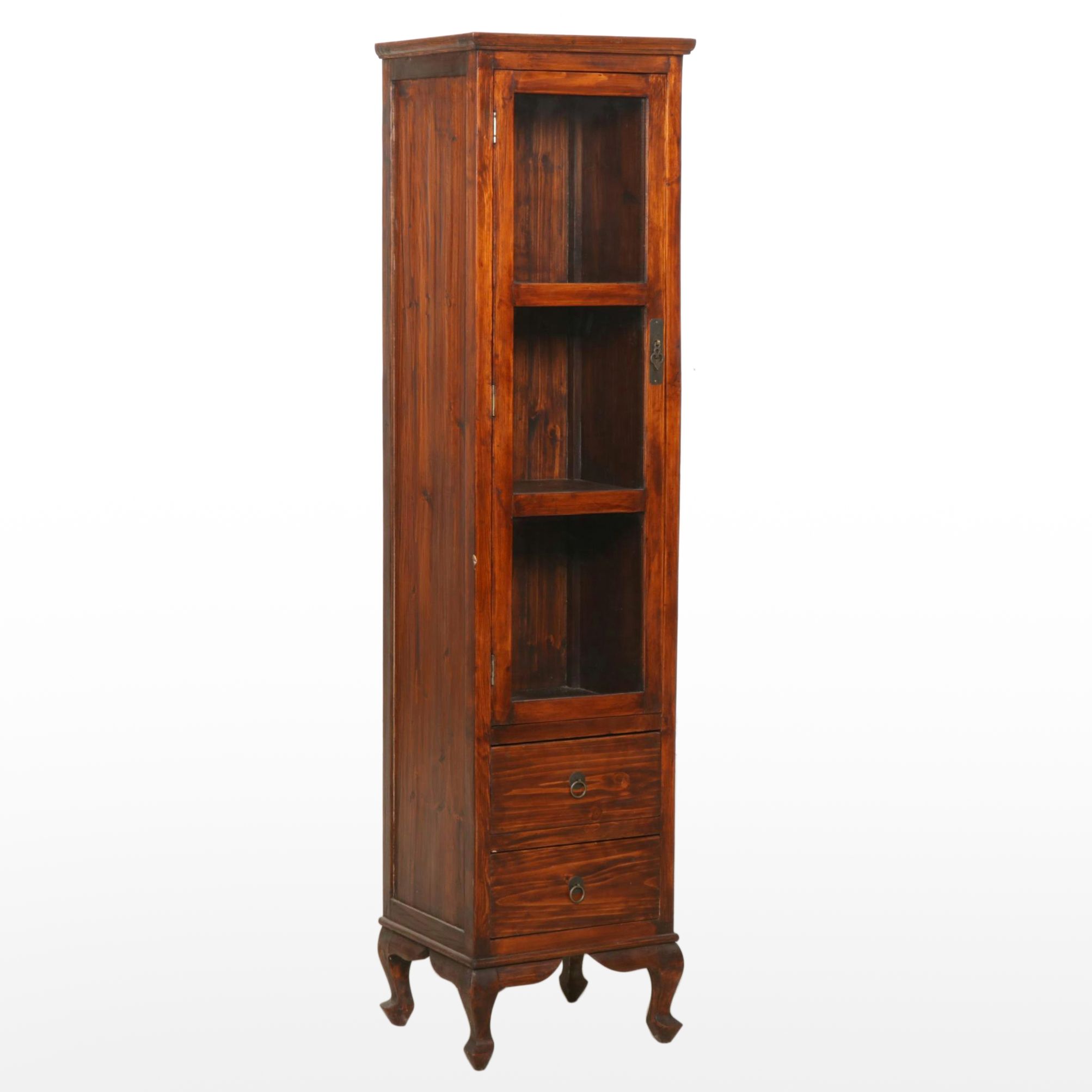 Pine Display Cabinet, 21st Century