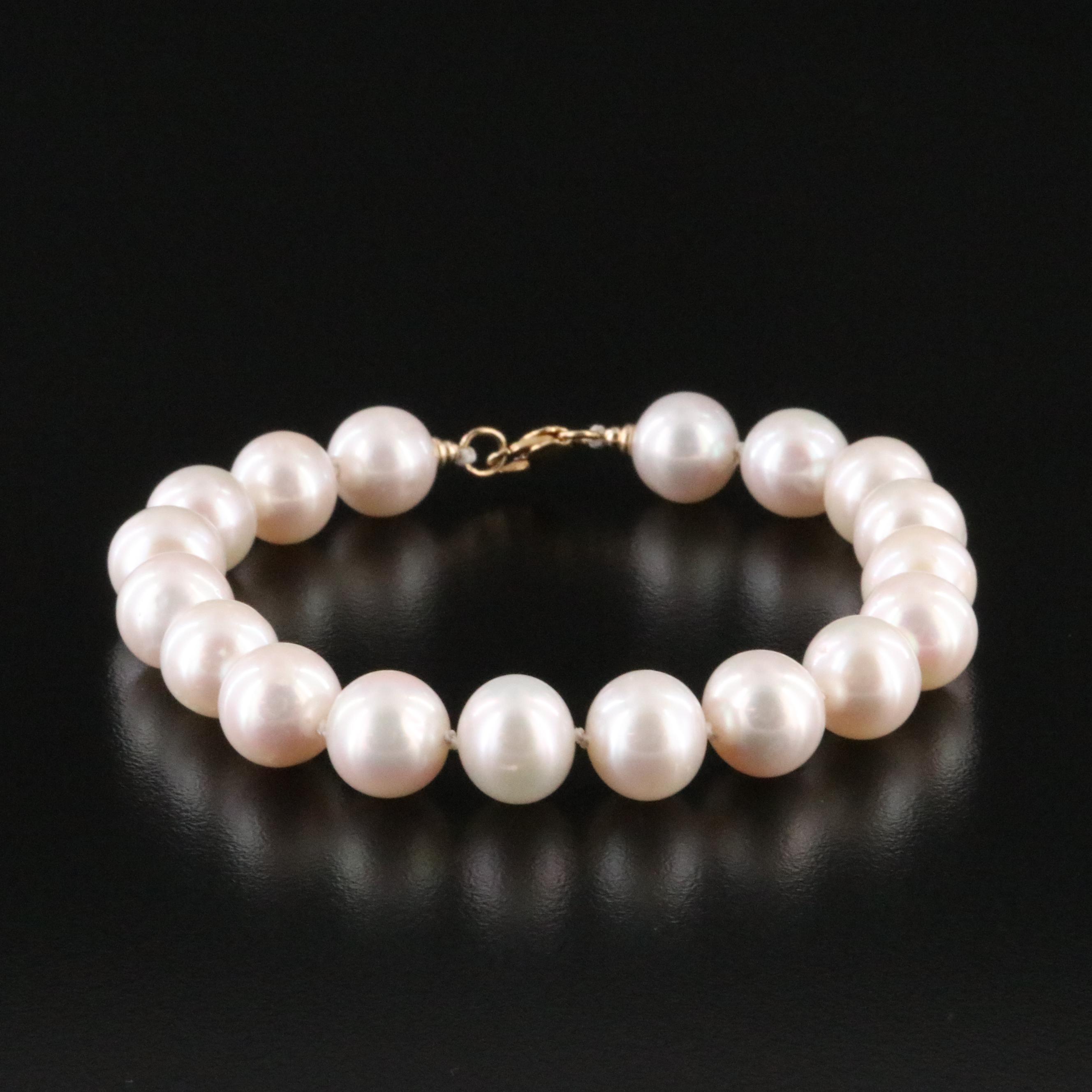 Pearl Bracelet with 14K Clasp