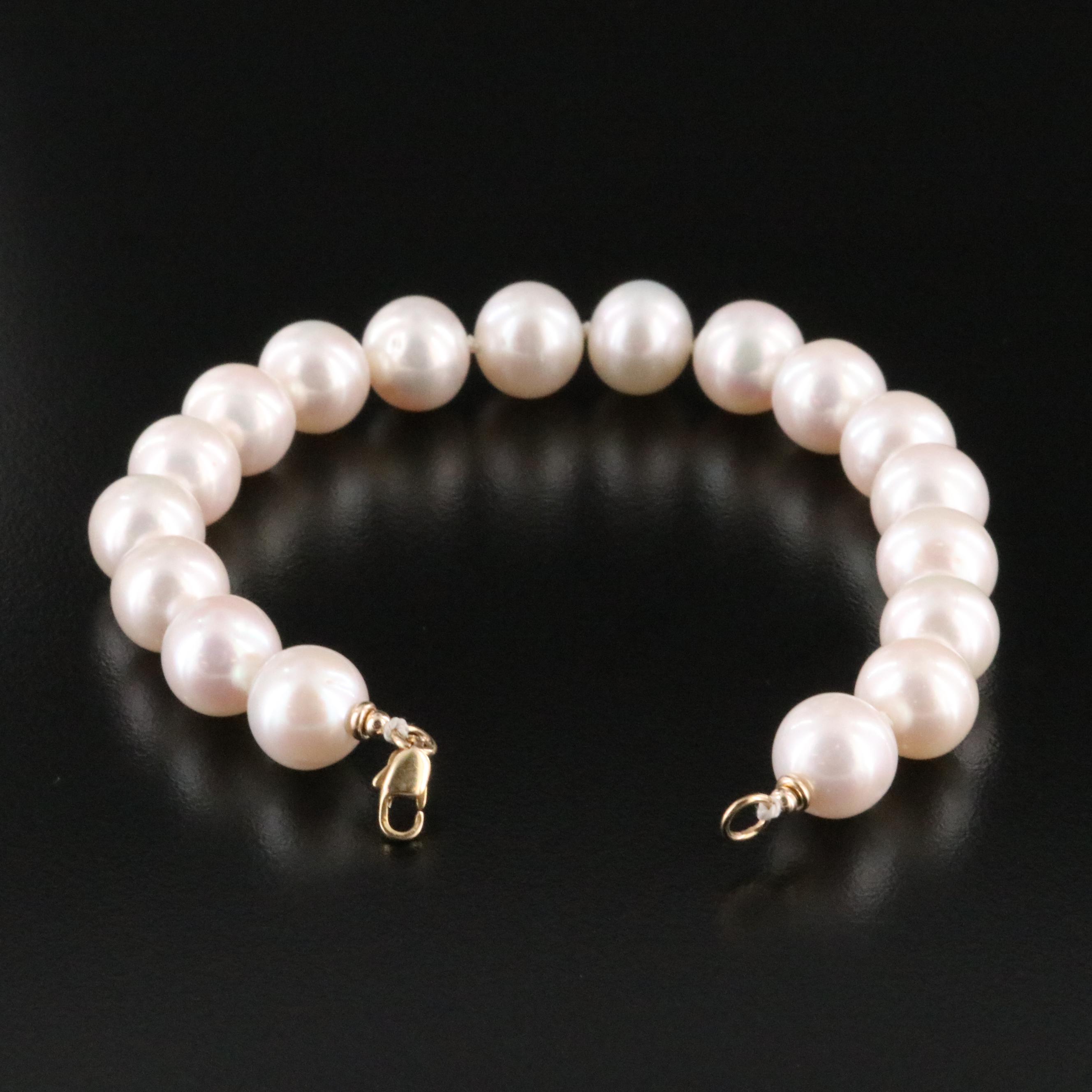 Pearl Bracelet with 14K Clasp