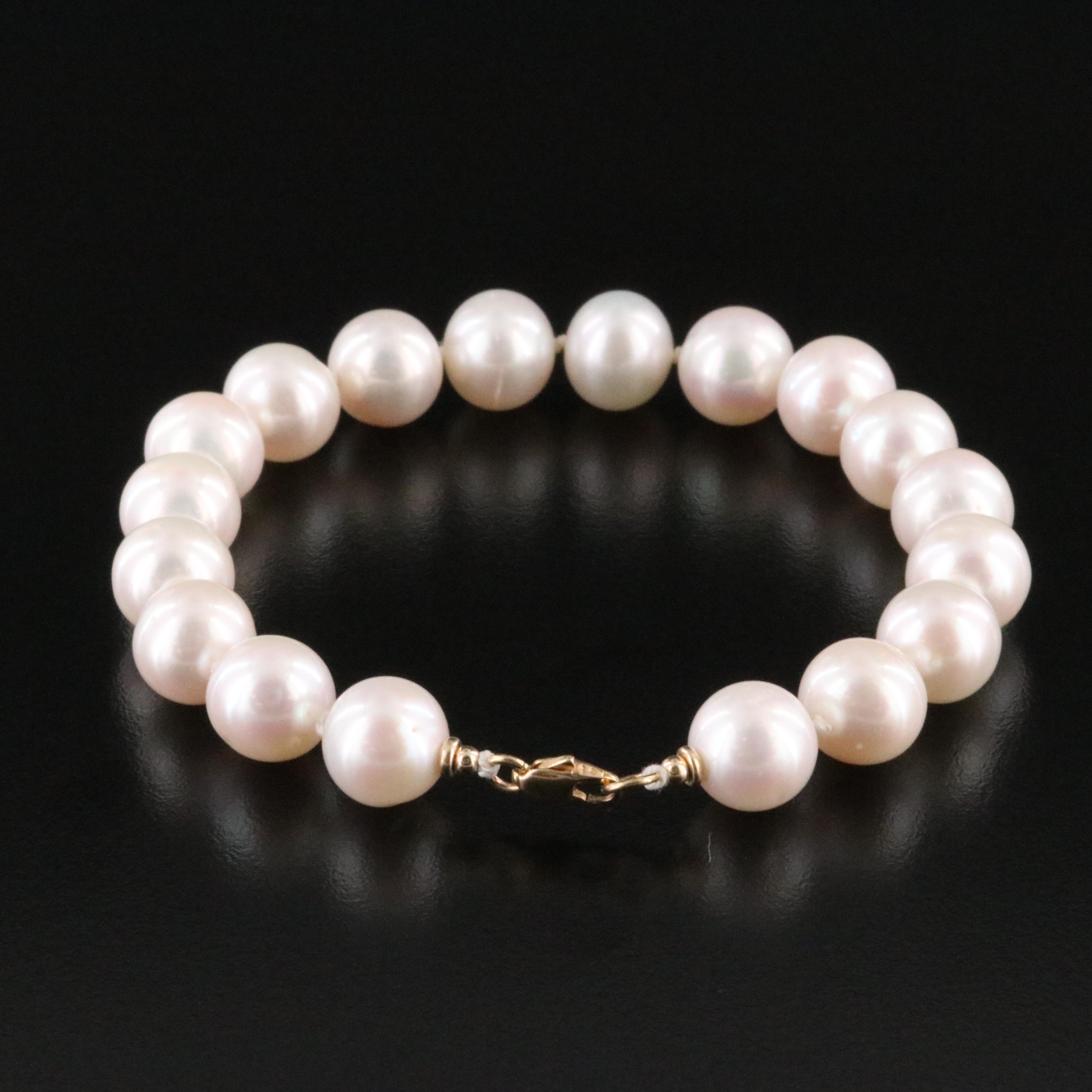 Pearl Bracelet with 14K Clasp