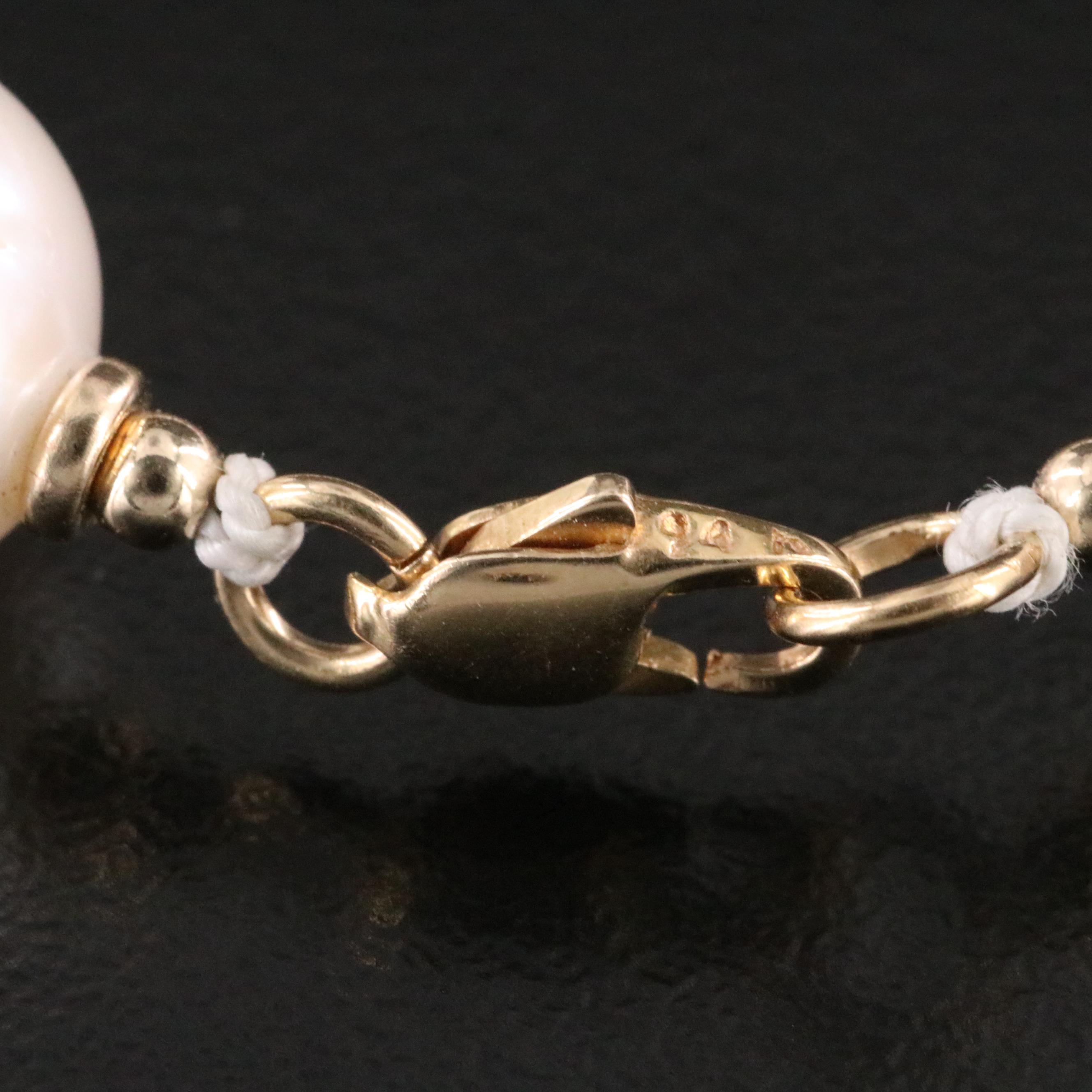 Pearl Bracelet with 14K Clasp