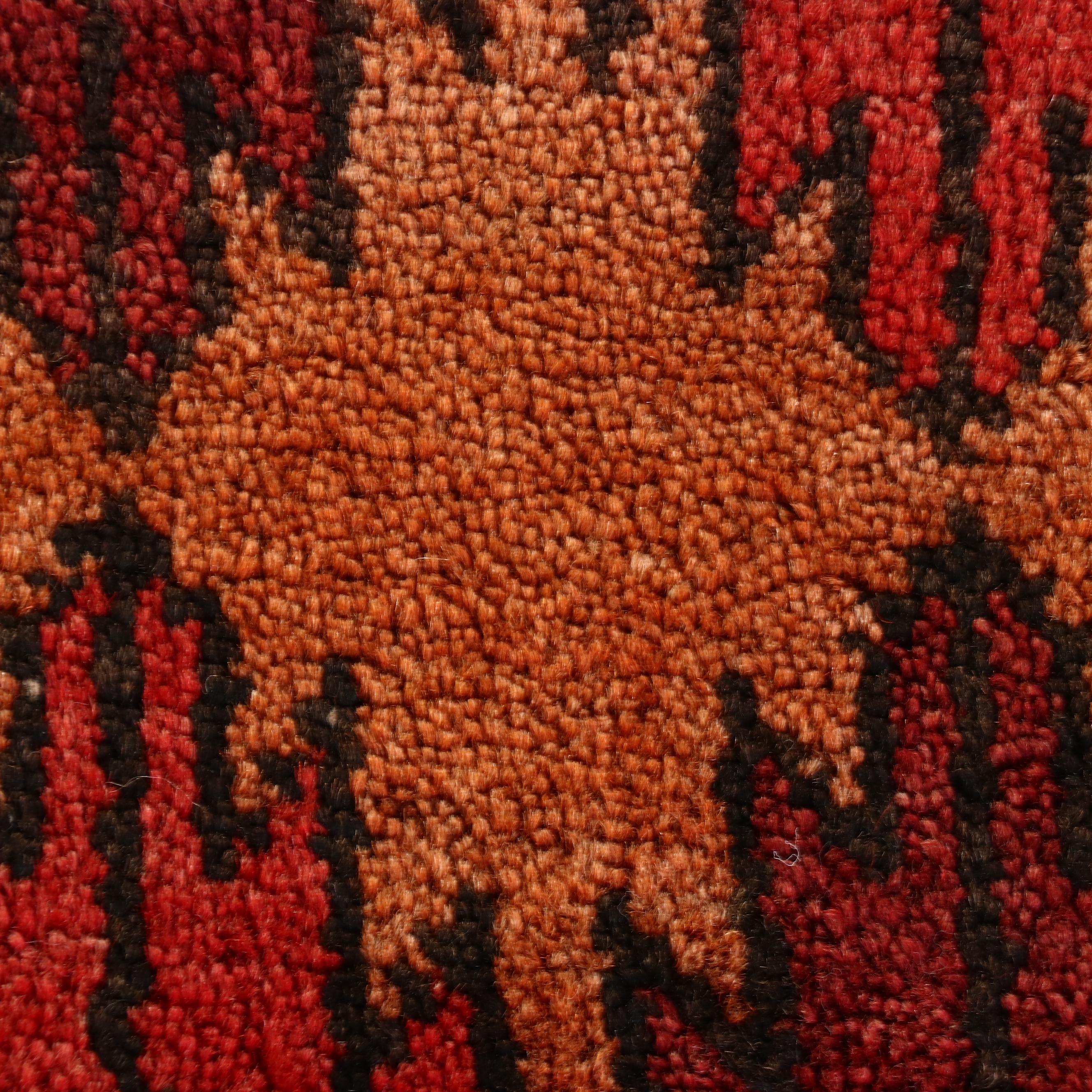 1'9 x 7'10 Hand-Knotted Persian Quchan Carpet Runner