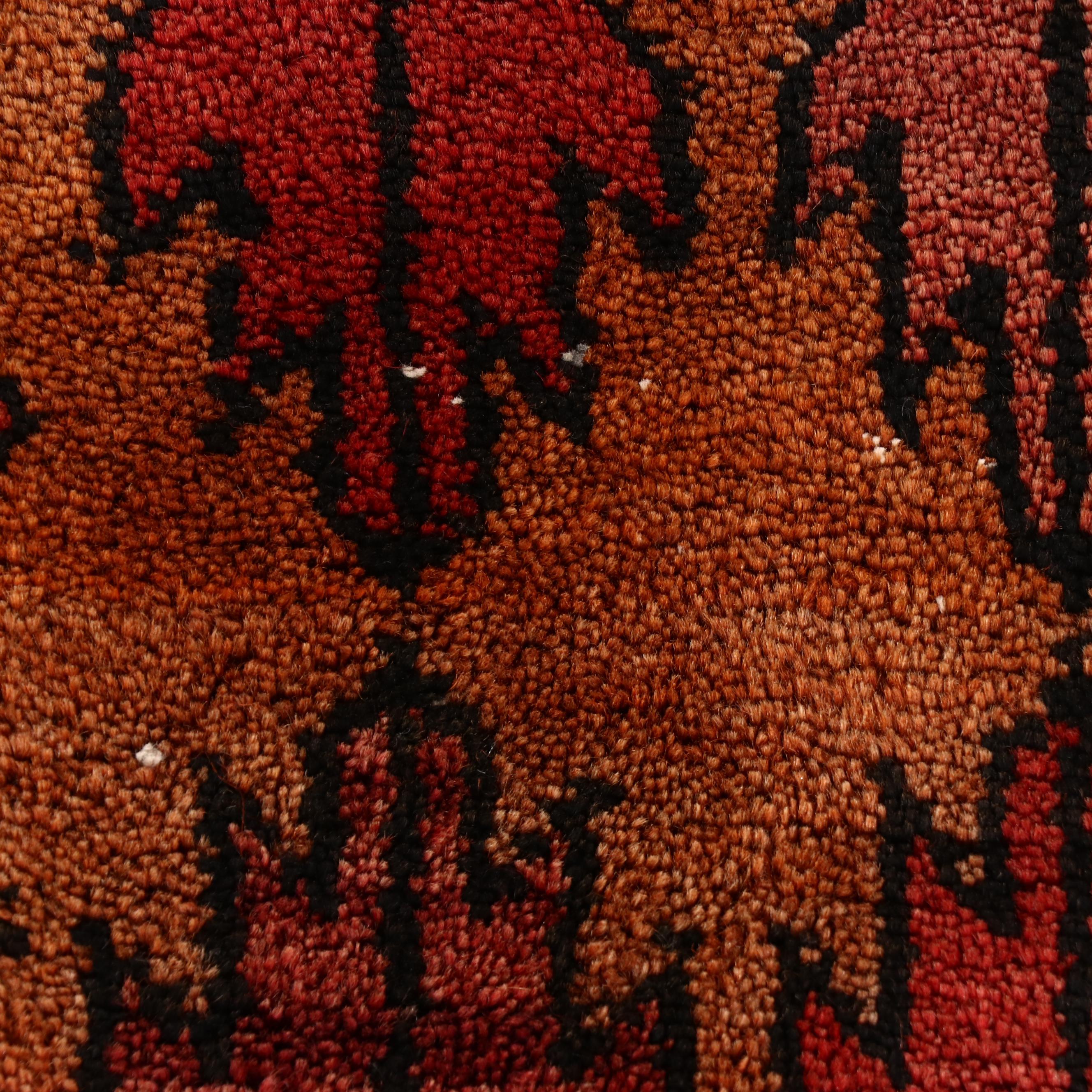 1'9 x 7'10 Hand-Knotted Persian Quchan Carpet Runner