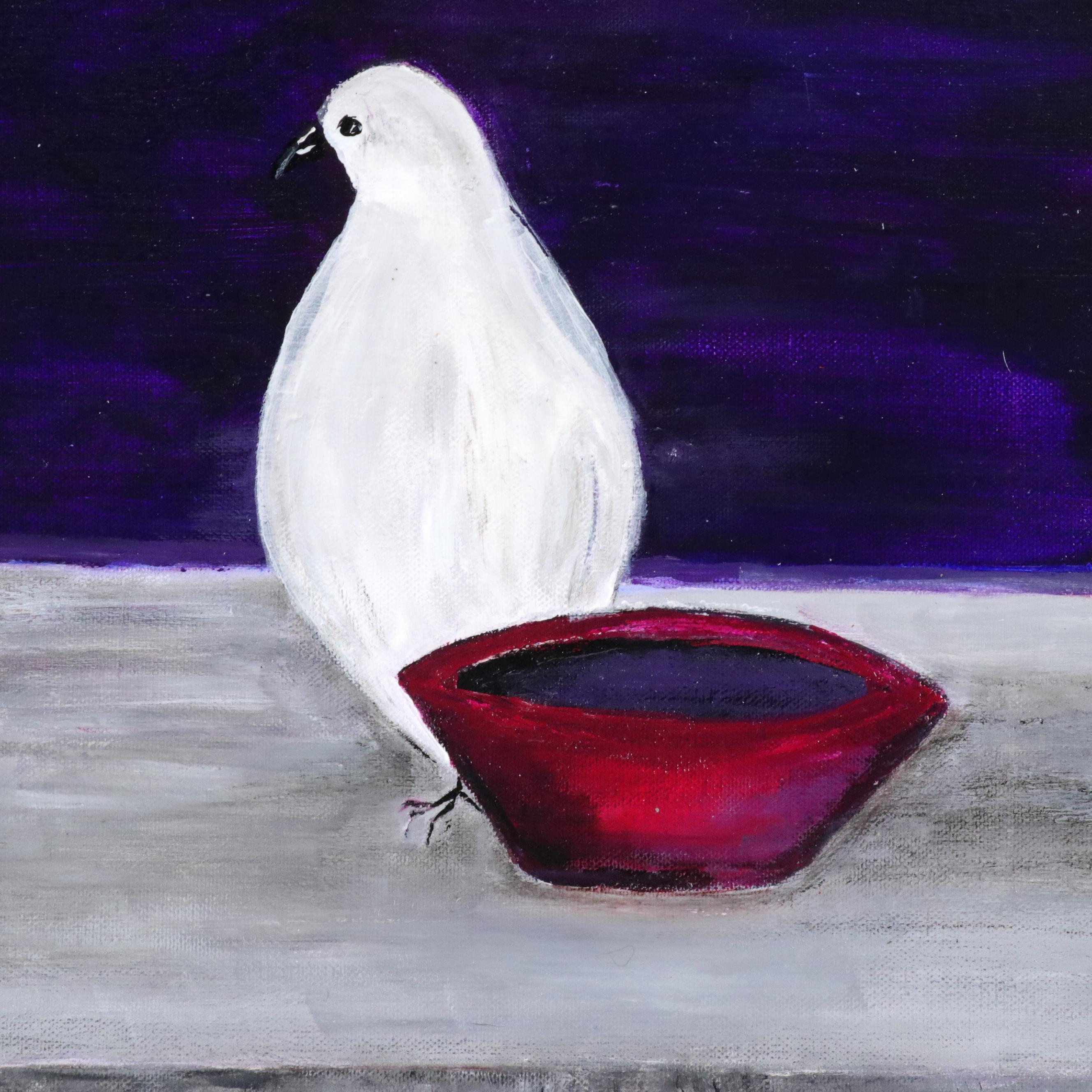 Gary E. Cornwell Acrylic Painting "Peace Bowl," 2025