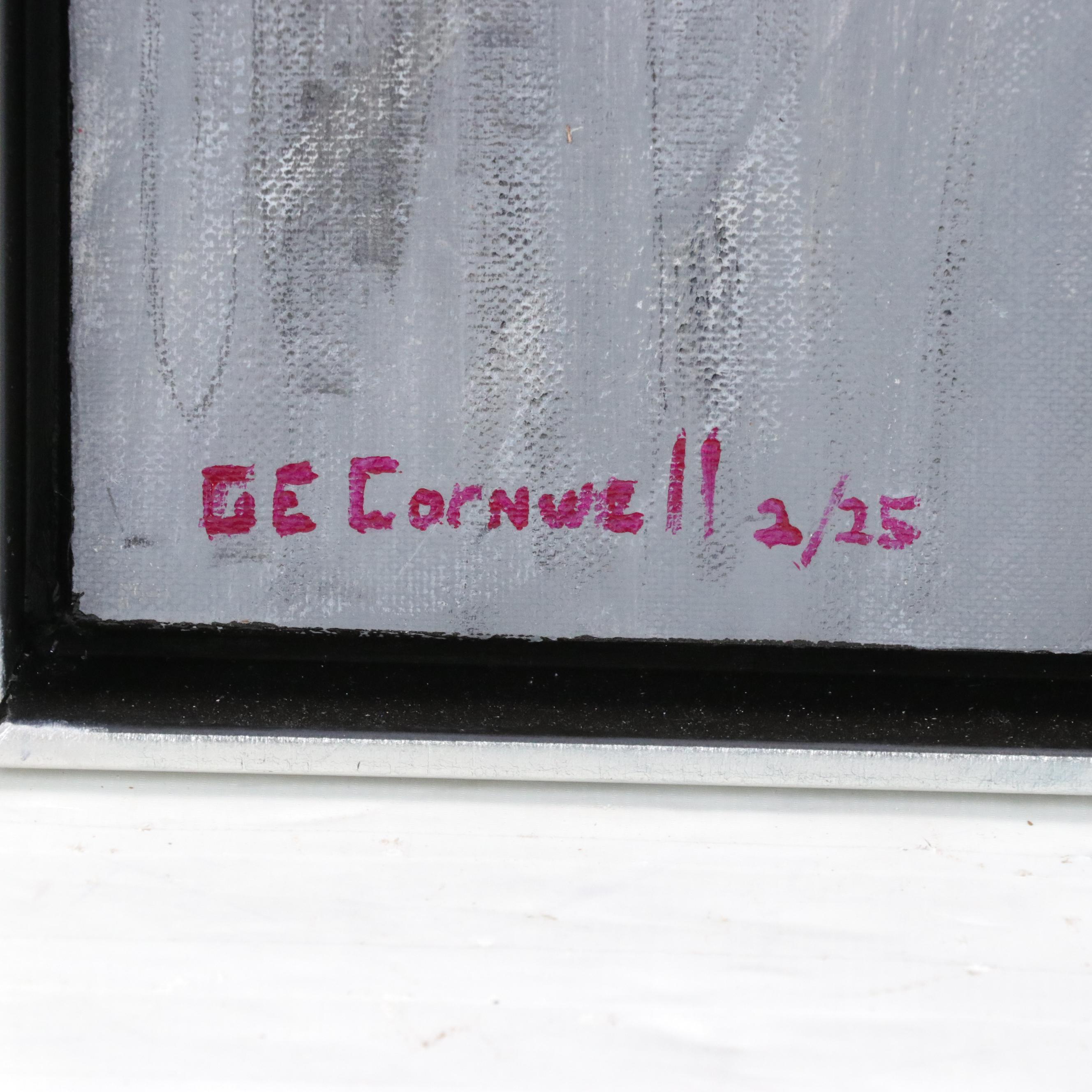 Gary E. Cornwell Acrylic Painting "Peace Bowl," 2025