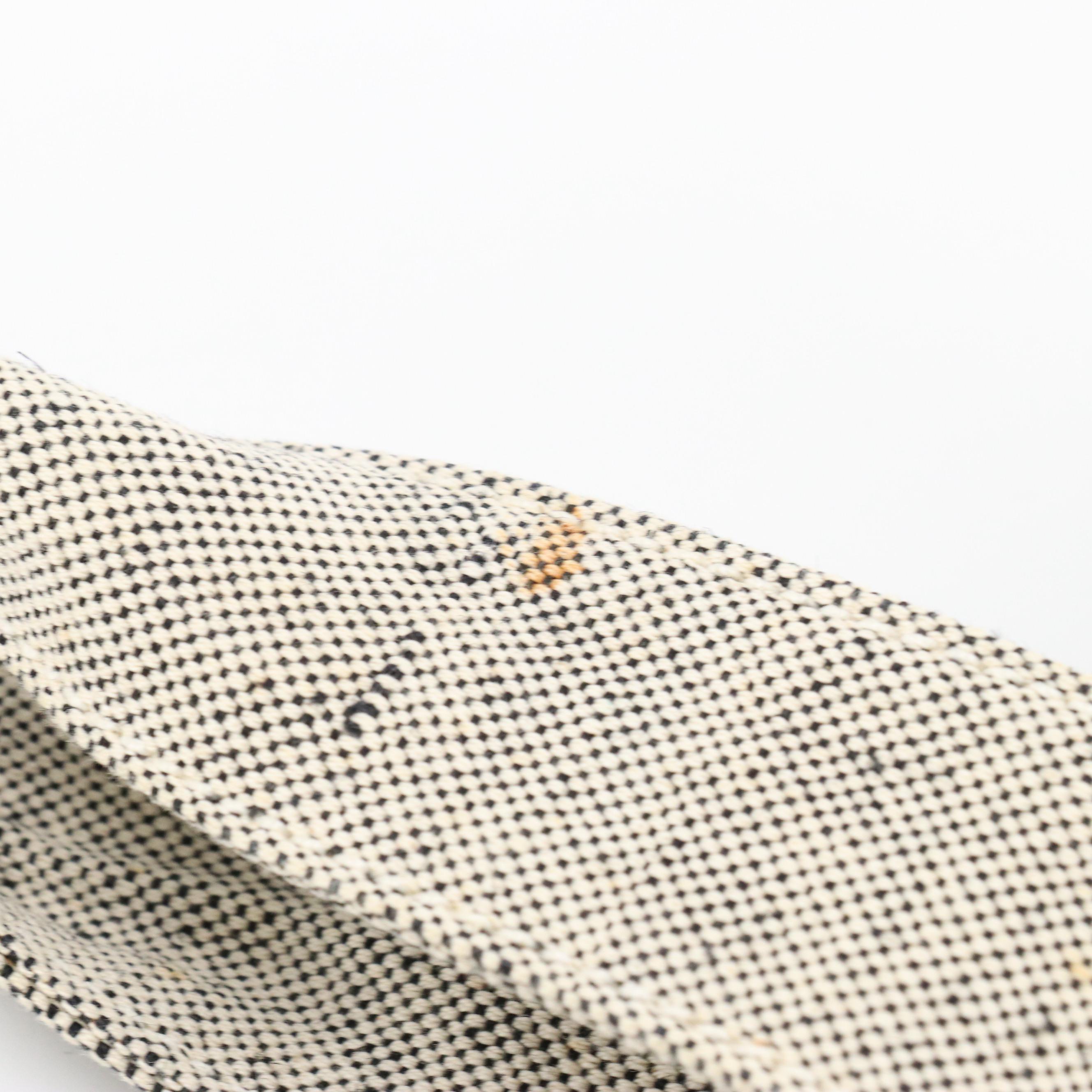 Prada Small Tote in Gray Canvas