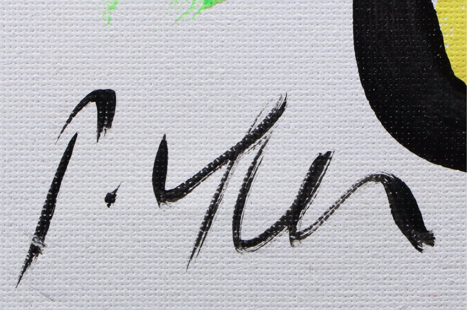 Peter Keil Abstract Acrylic Portrait Painting