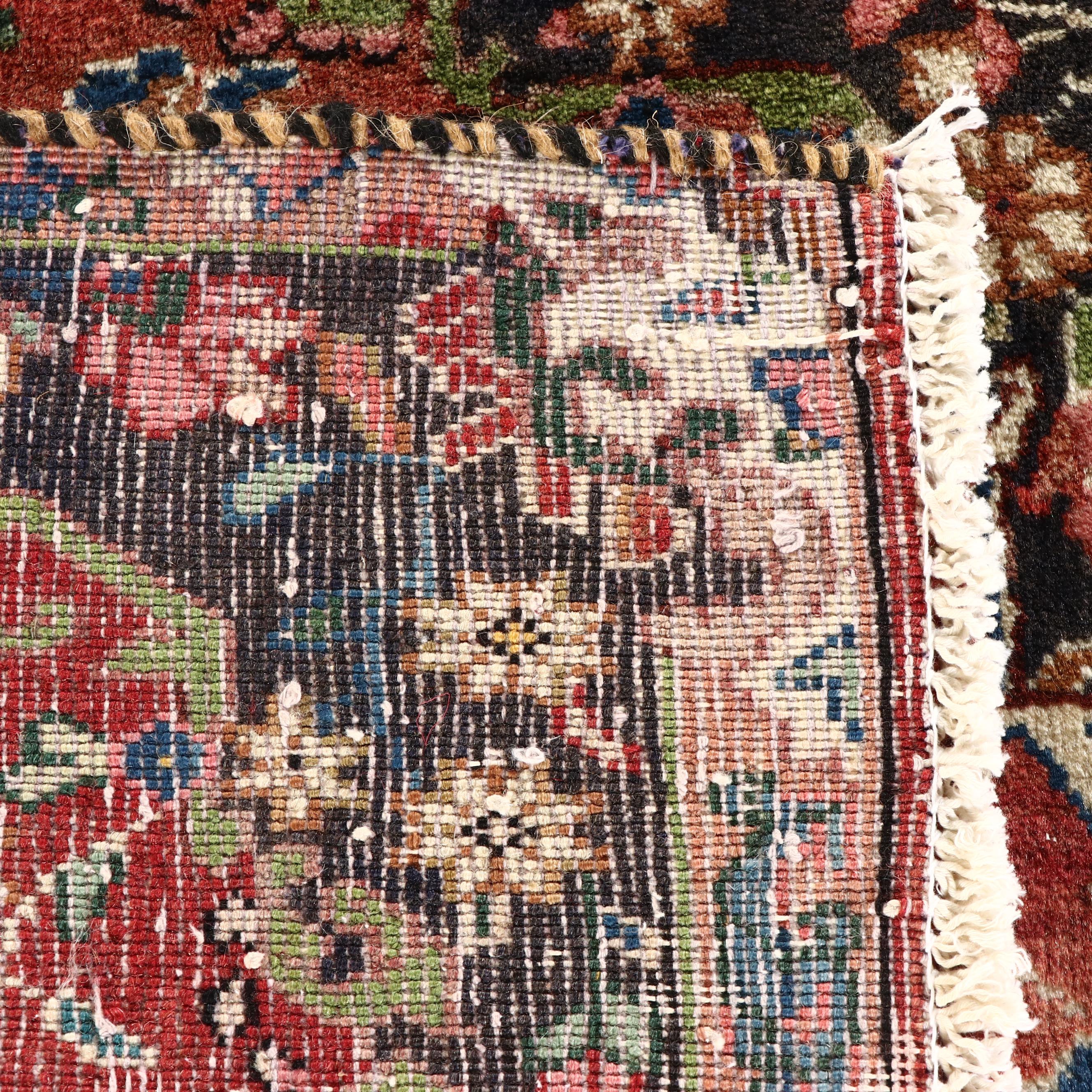 2' x 2'3 Hand-Knotted Persian Sample Rug or Mat