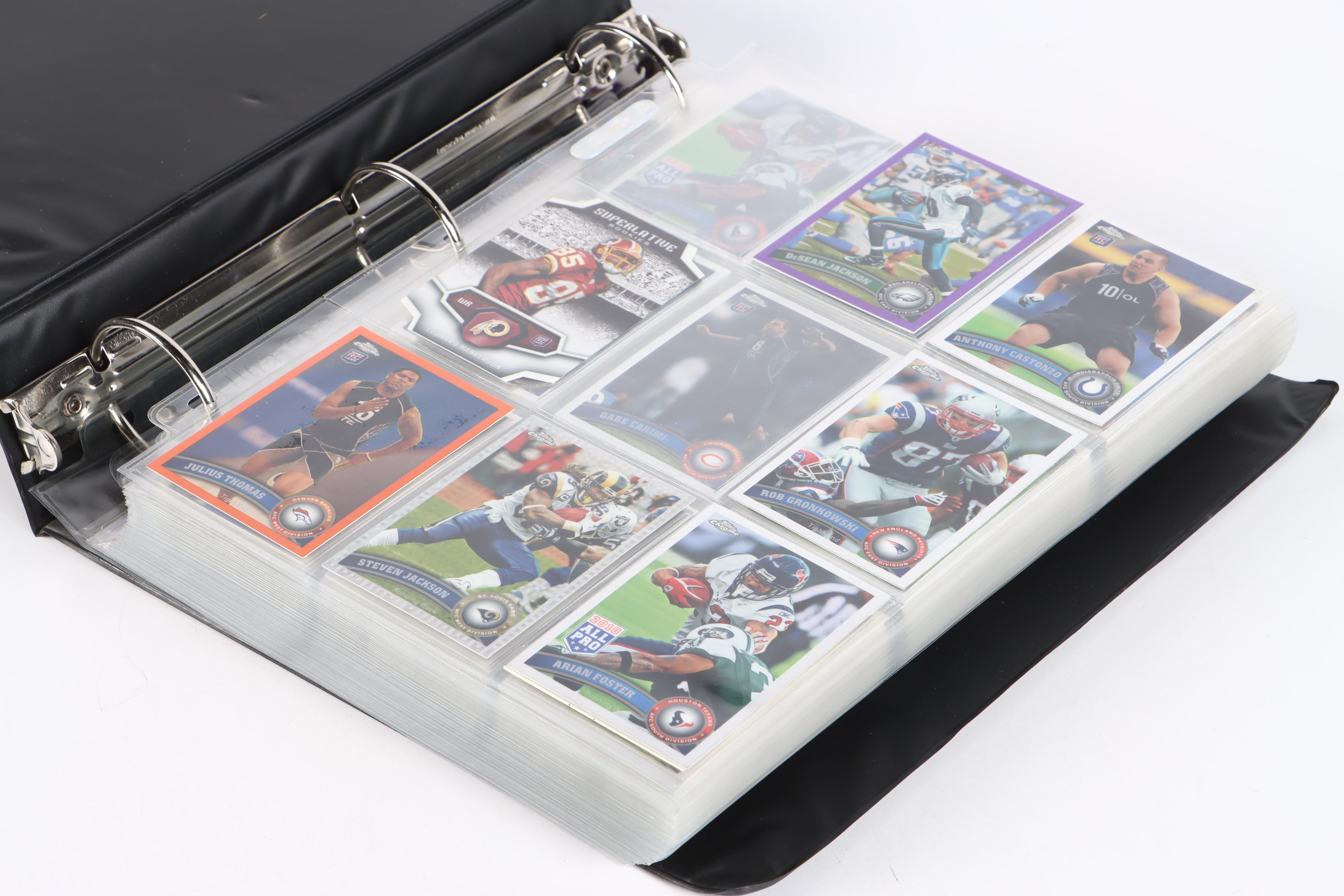 2011 Topps Chrome Football Cards Featuring Von Miller Purple Refractor Rookie