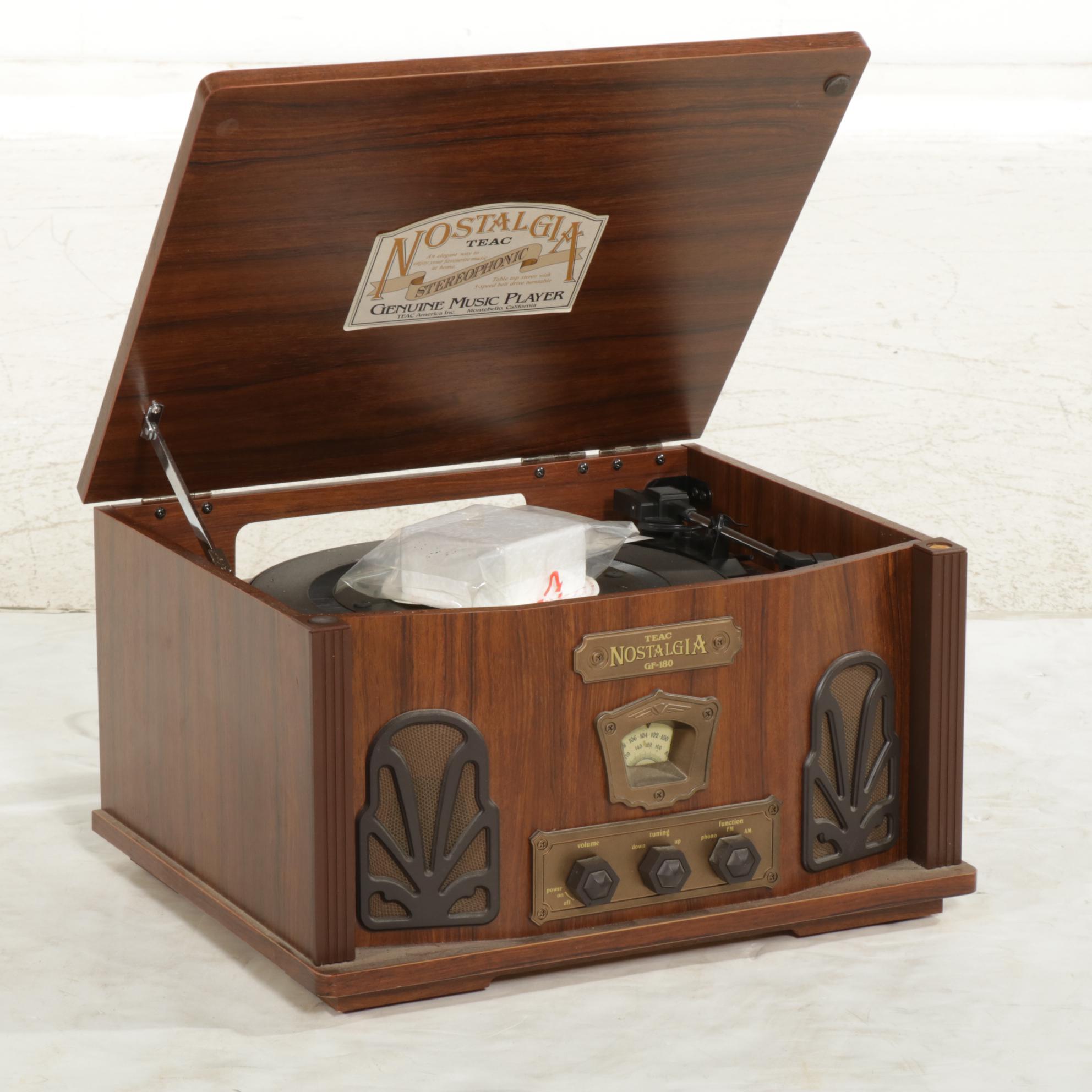 Teac Nostalgia GF-180 Radio and Record Player, 21st Century