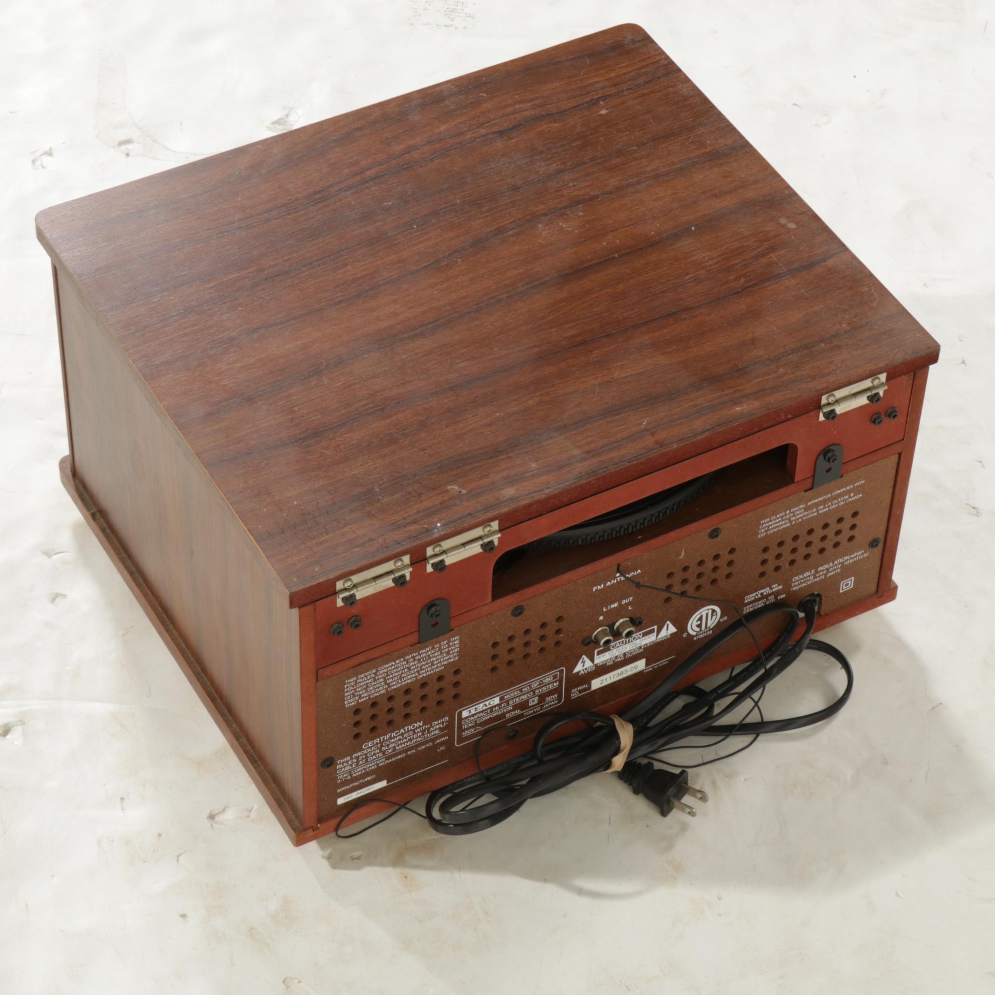 Teac Nostalgia GF-180 Radio and Record Player, 21st Century