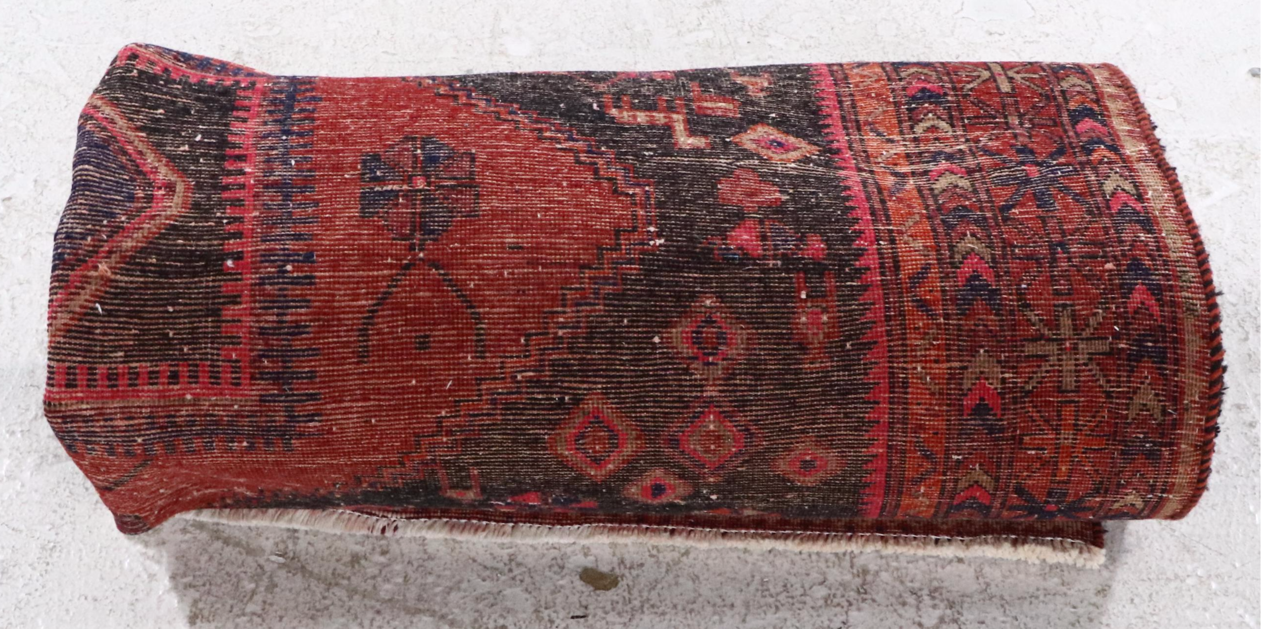 4'10 x 7'9 Hand-Knotted Persian Kurdish Area Rug