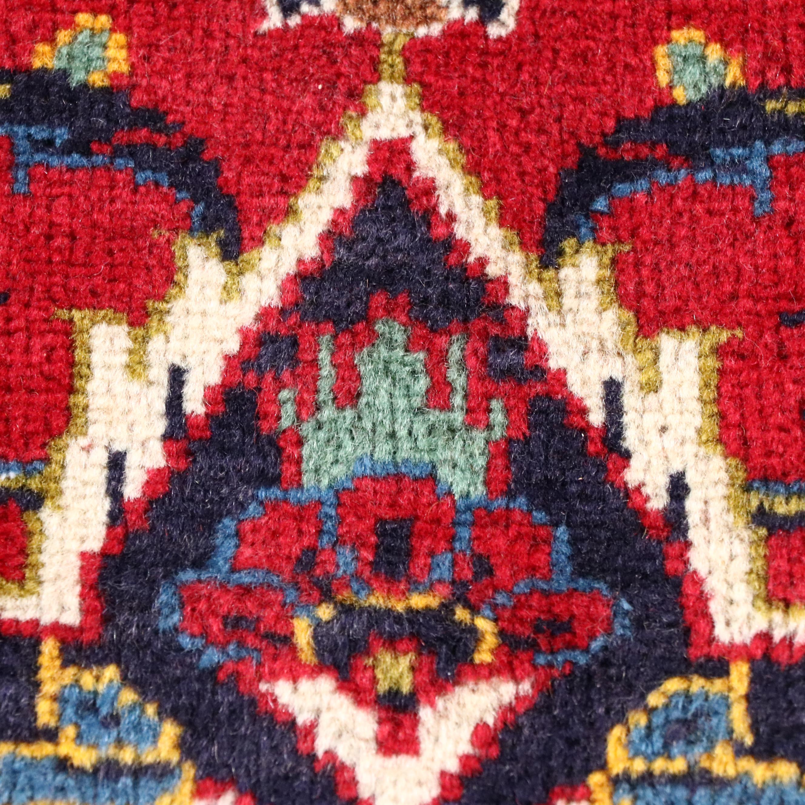 8'1 x 12'3 Hand-Knotted Persian Kashan Area Rug