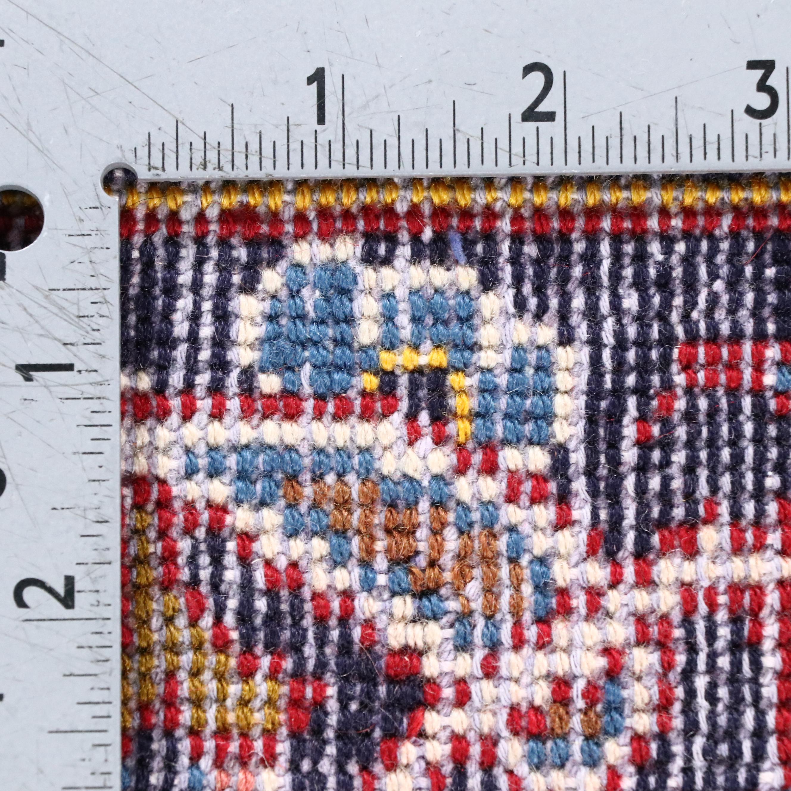 8'1 x 12'3 Hand-Knotted Persian Kashan Area Rug