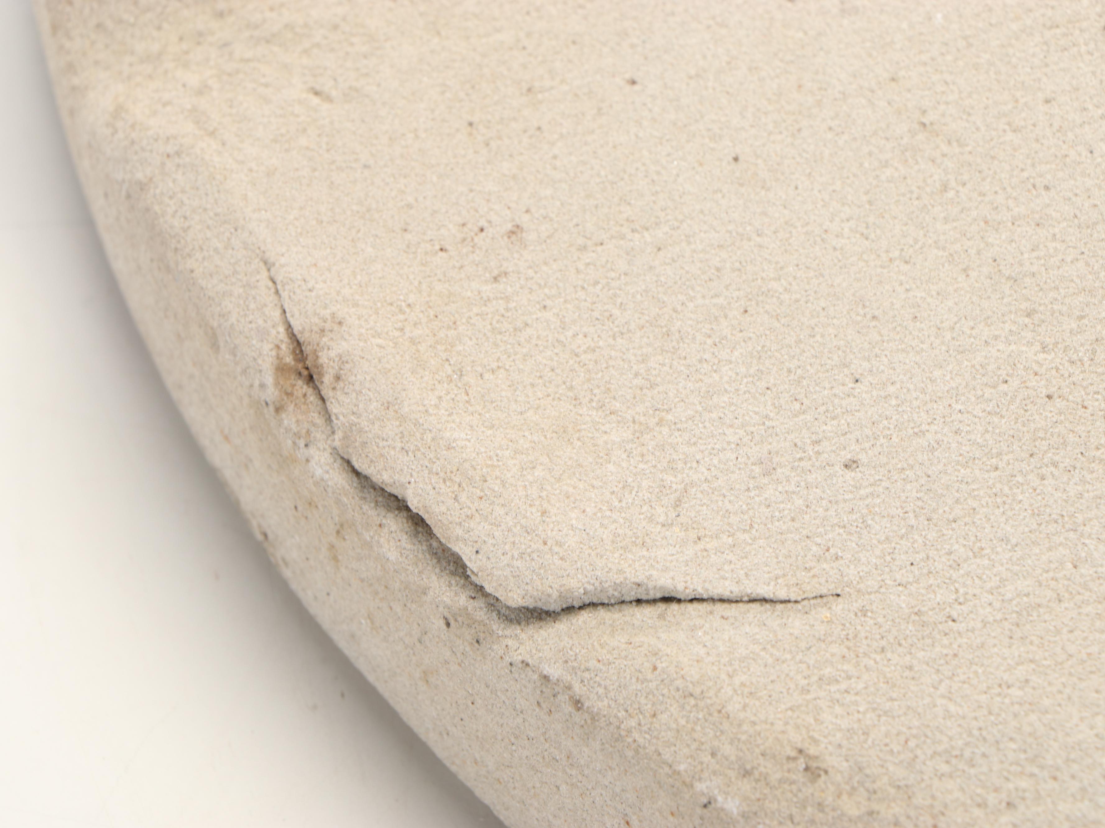 Large Salvaged Grinding Stone Wheel