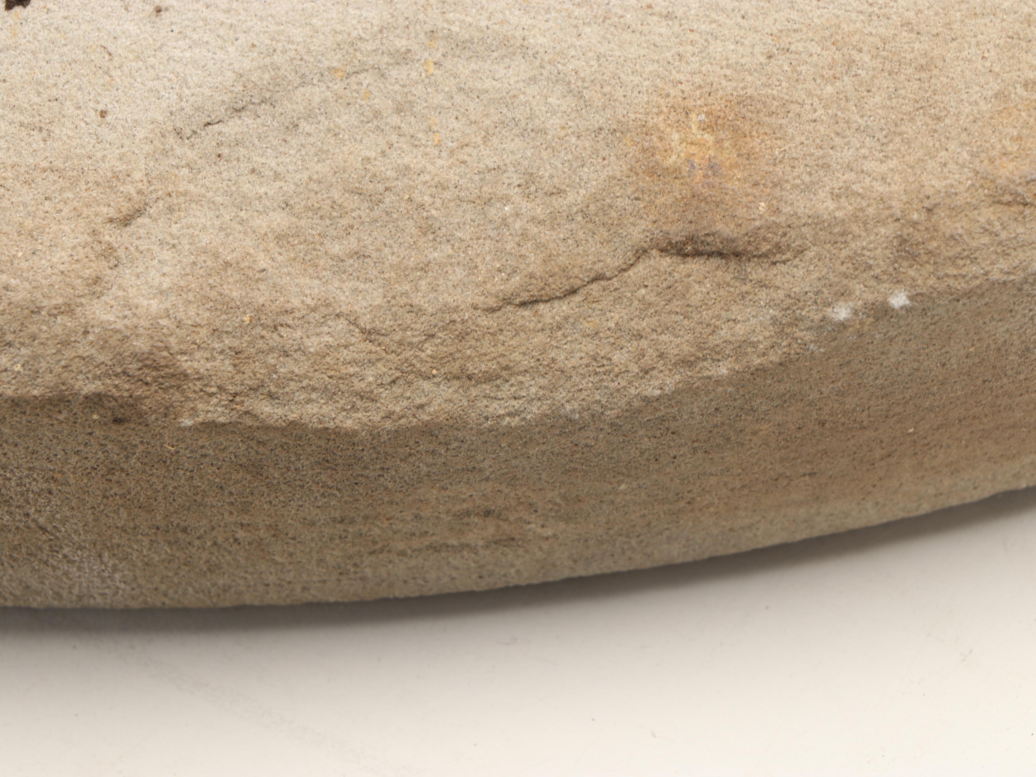 Large Salvaged Grinding Stone Wheel